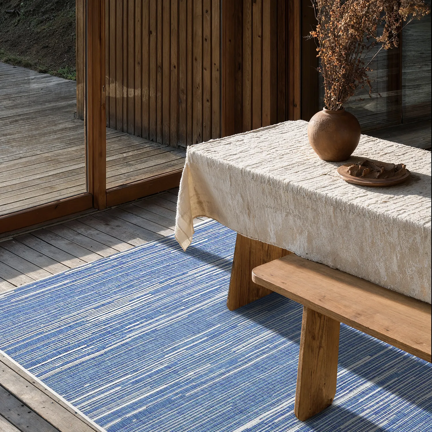 Beltéri és kültéri szőnyeg - utomhusmatta - Arcata (kék)