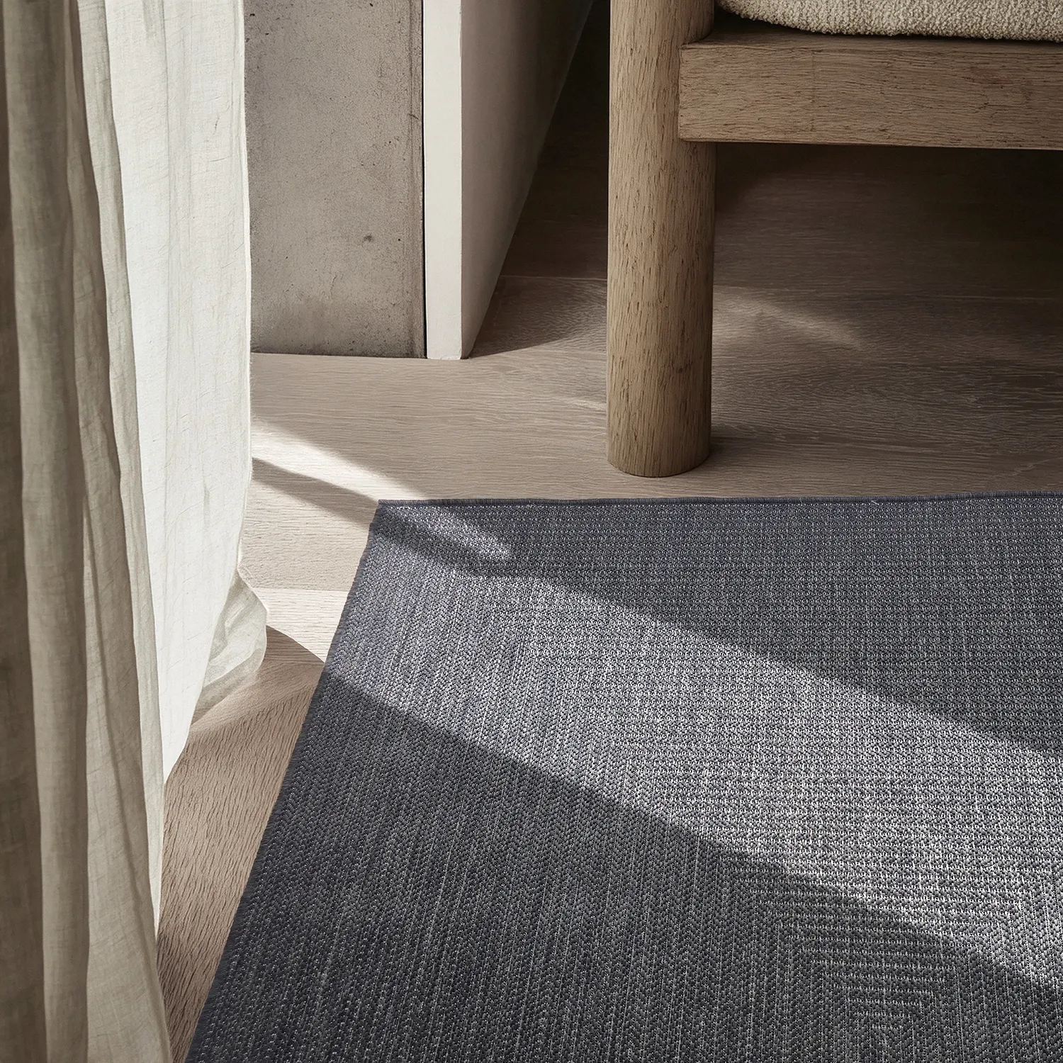 Beltéri és kültéri szőnyeg - utomhusmatta - Arlo (fekete)