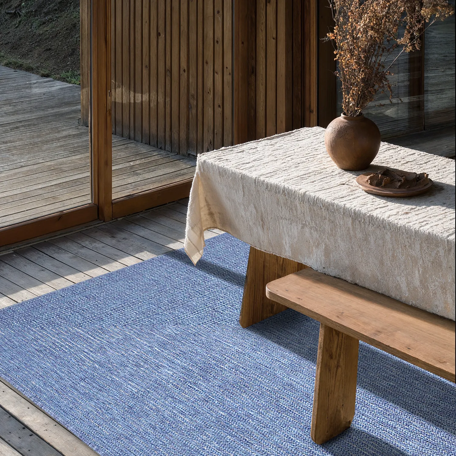 Beltéri és kültéri szőnyeg - utomhusmatta - Arlo (kék)