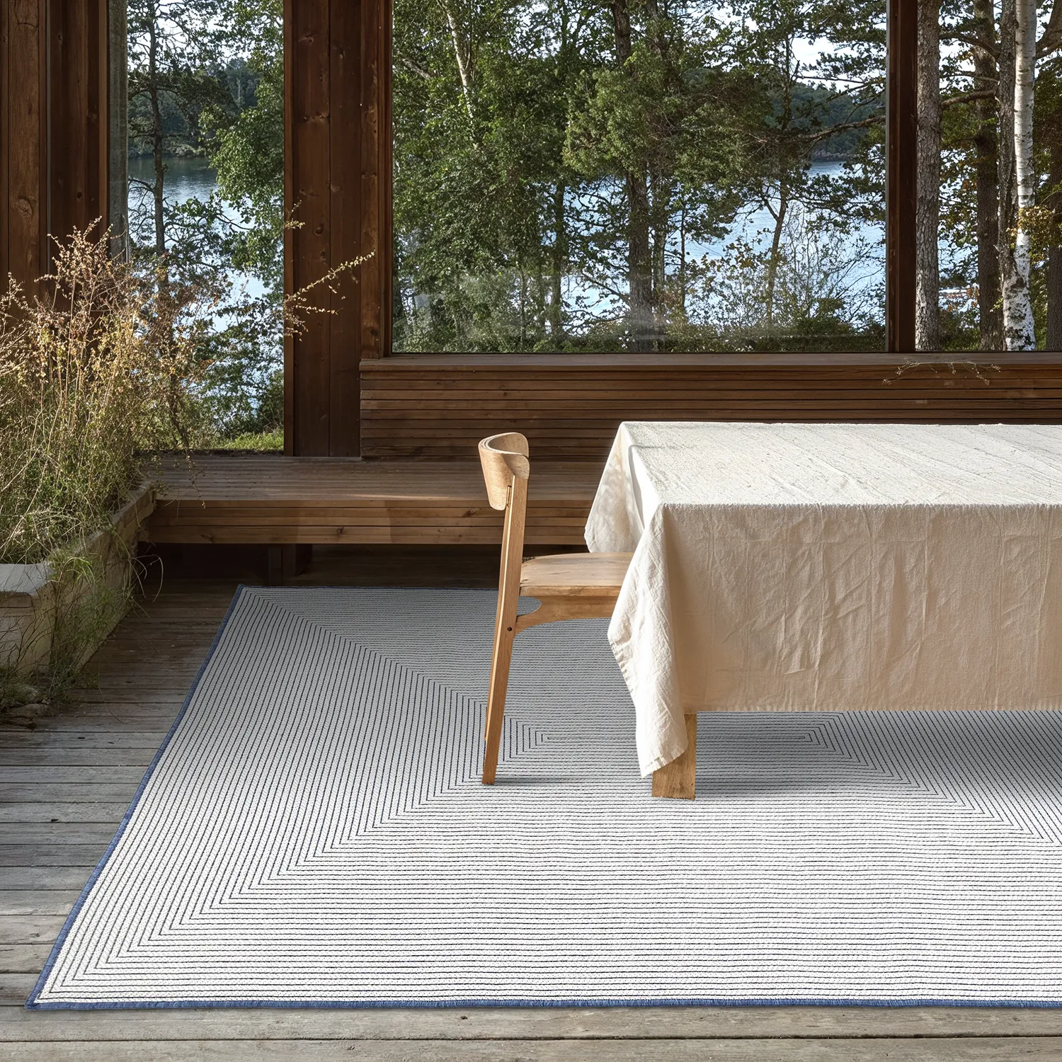 Beltéri és kültéri szőnyeg - utomhusmatta - Arlo (kék)