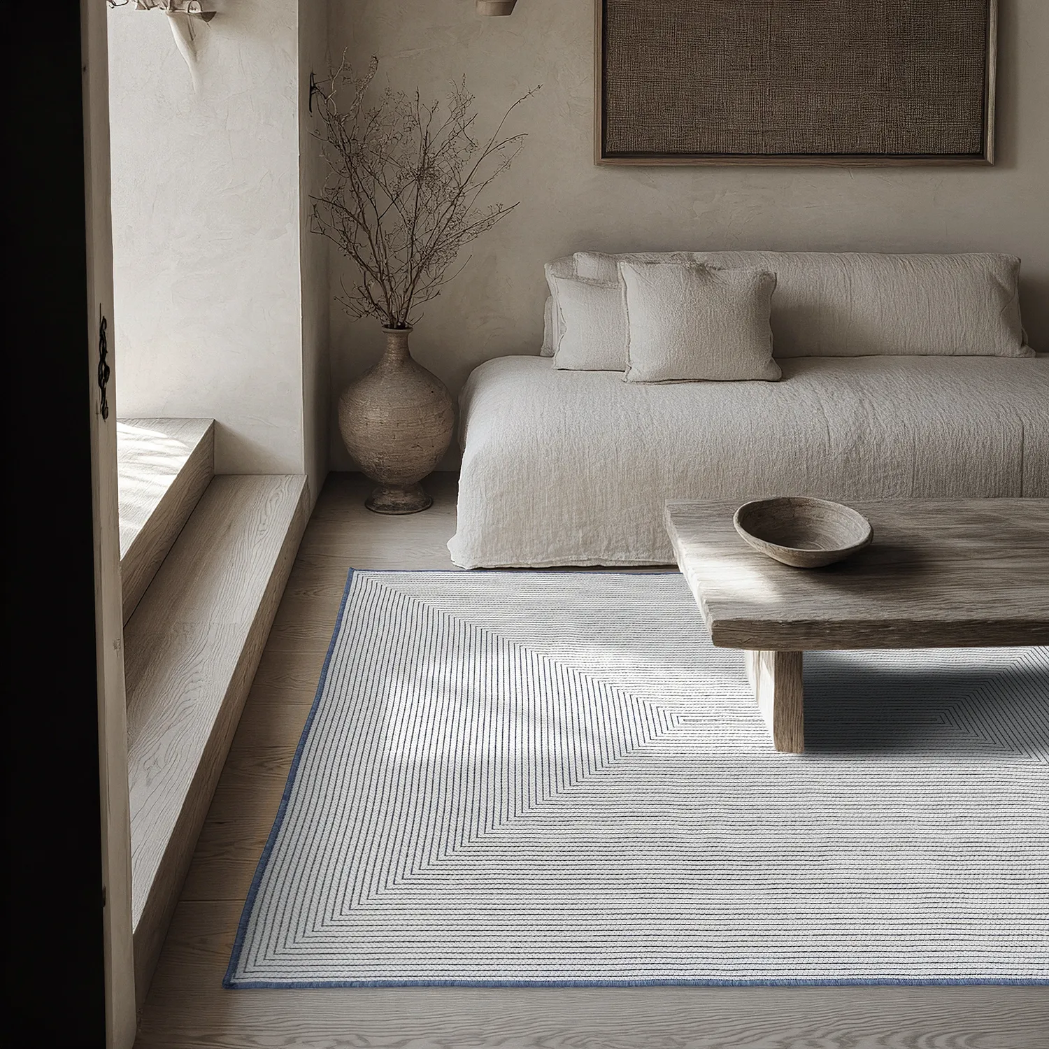 Beltéri és kültéri szőnyeg - utomhusmatta - Arlo (kék)