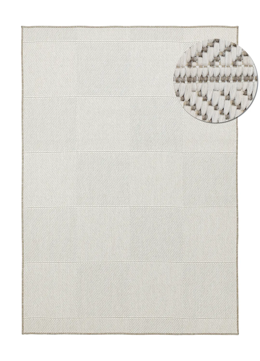 Beltéri és kültéri szőnyeg - utomhusmatta - Ava (bézs)