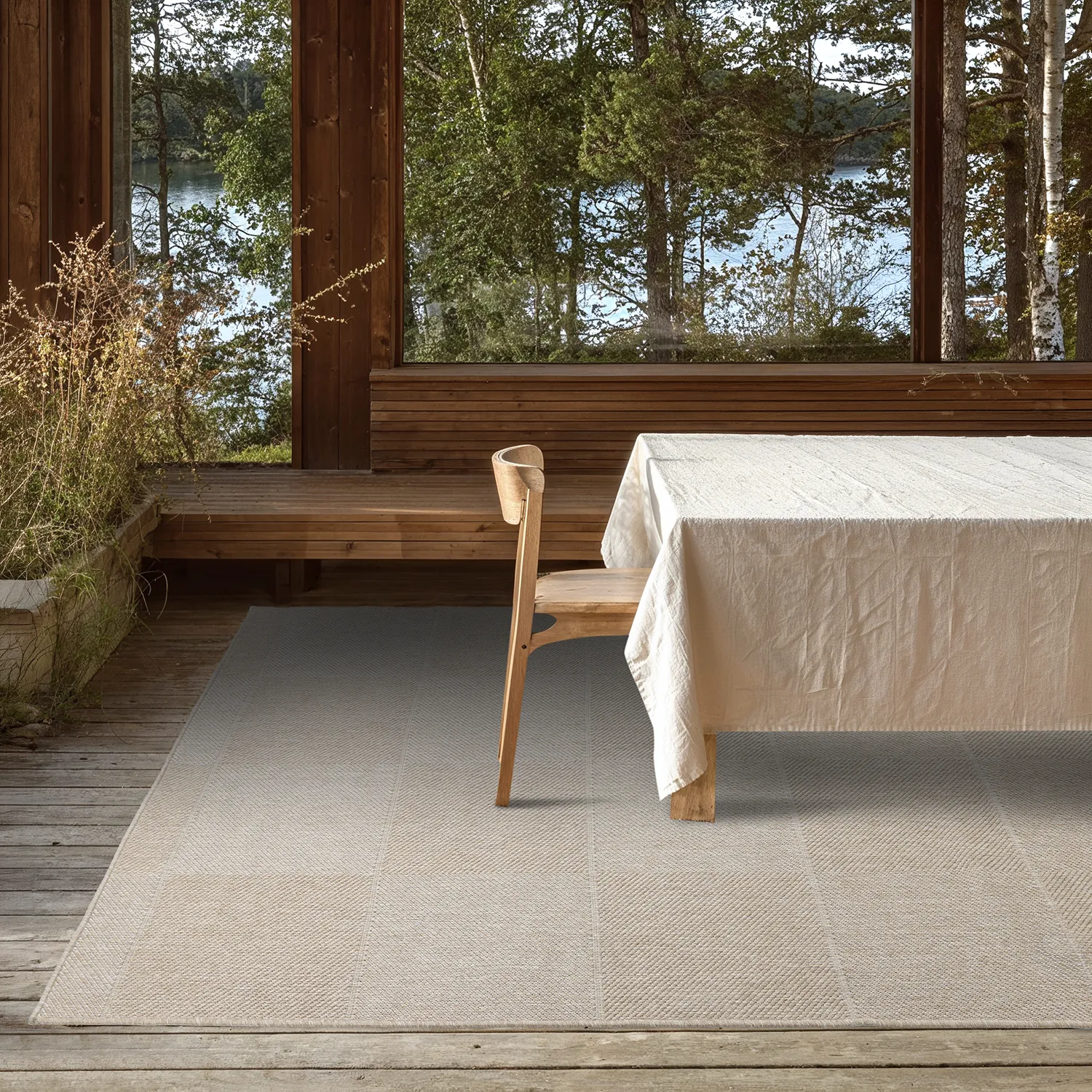 Beltéri és kültéri szőnyeg - utomhusmatta - Ava (bézs)