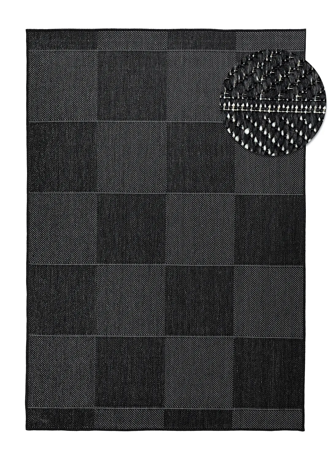 Beltéri és kültéri szőnyeg - utomhusmatta - Ava (fekete)