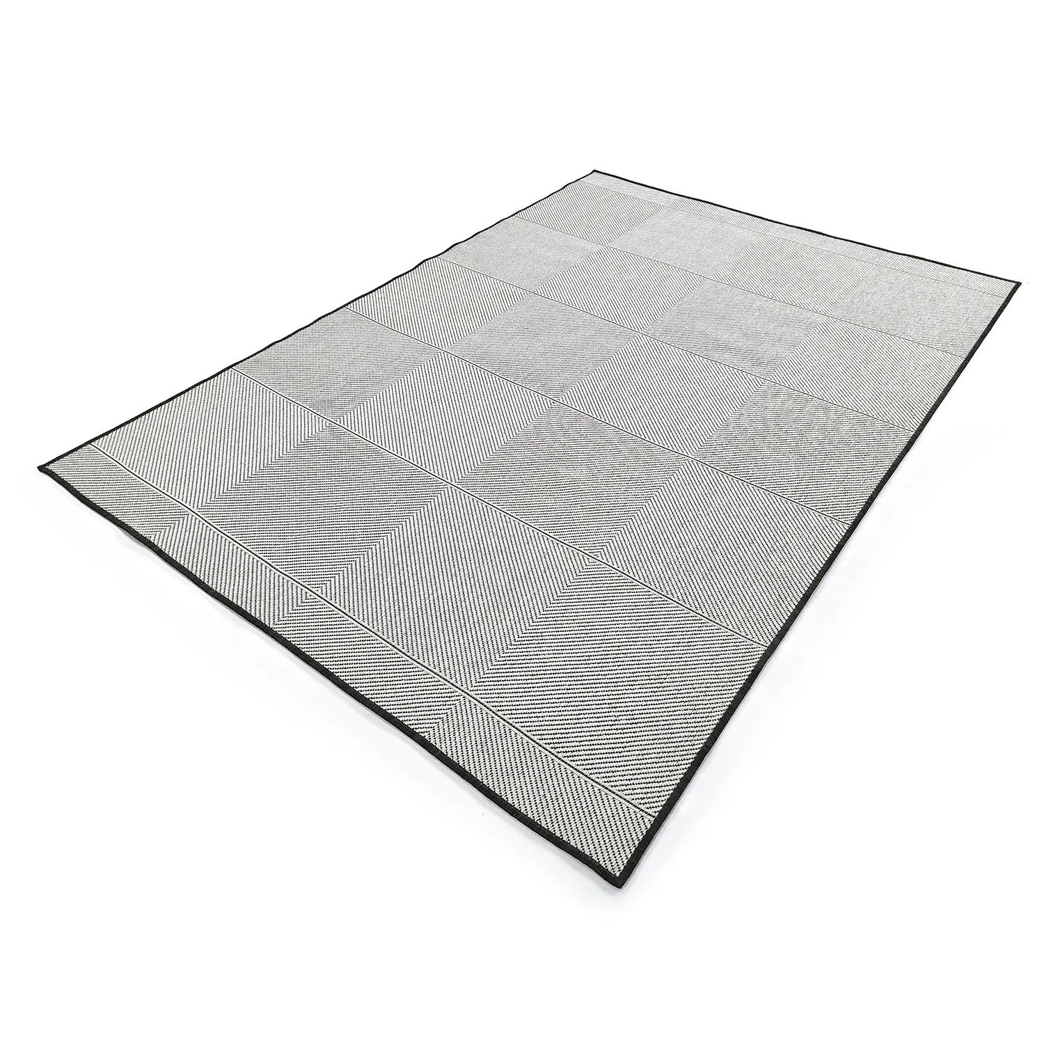 Beltéri és kültéri szőnyeg - utomhusmatta - Ava (fekete)