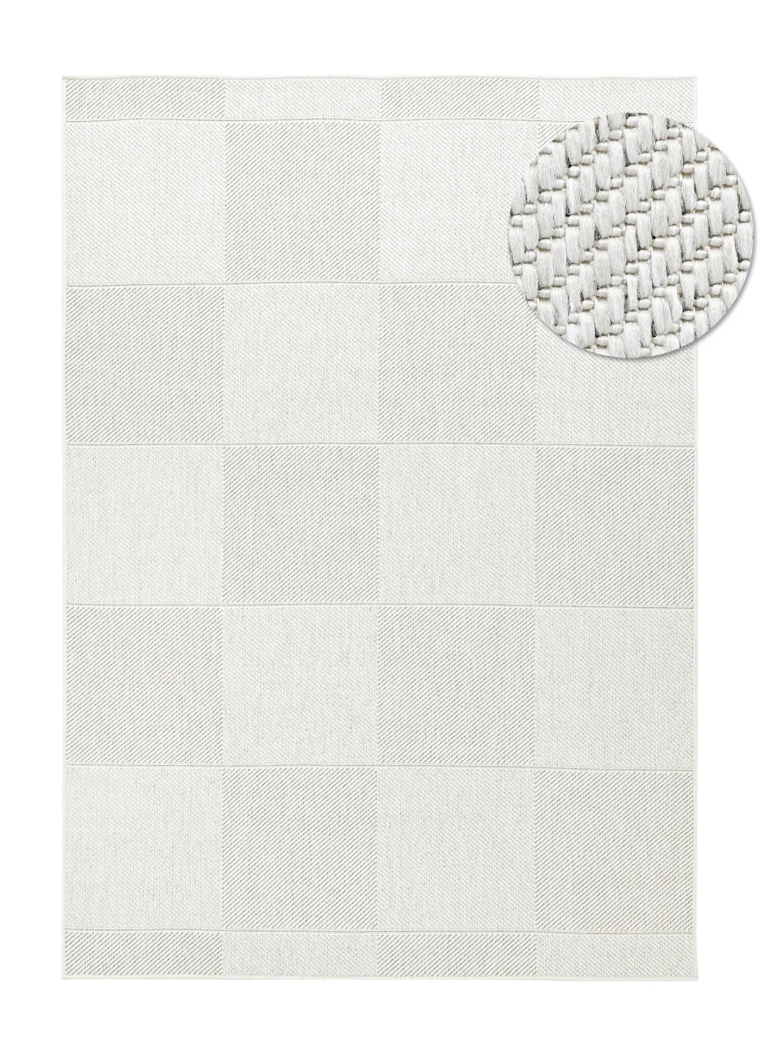 Beltéri és kültéri szőnyeg - utomhusmatta - Ava (fehér)