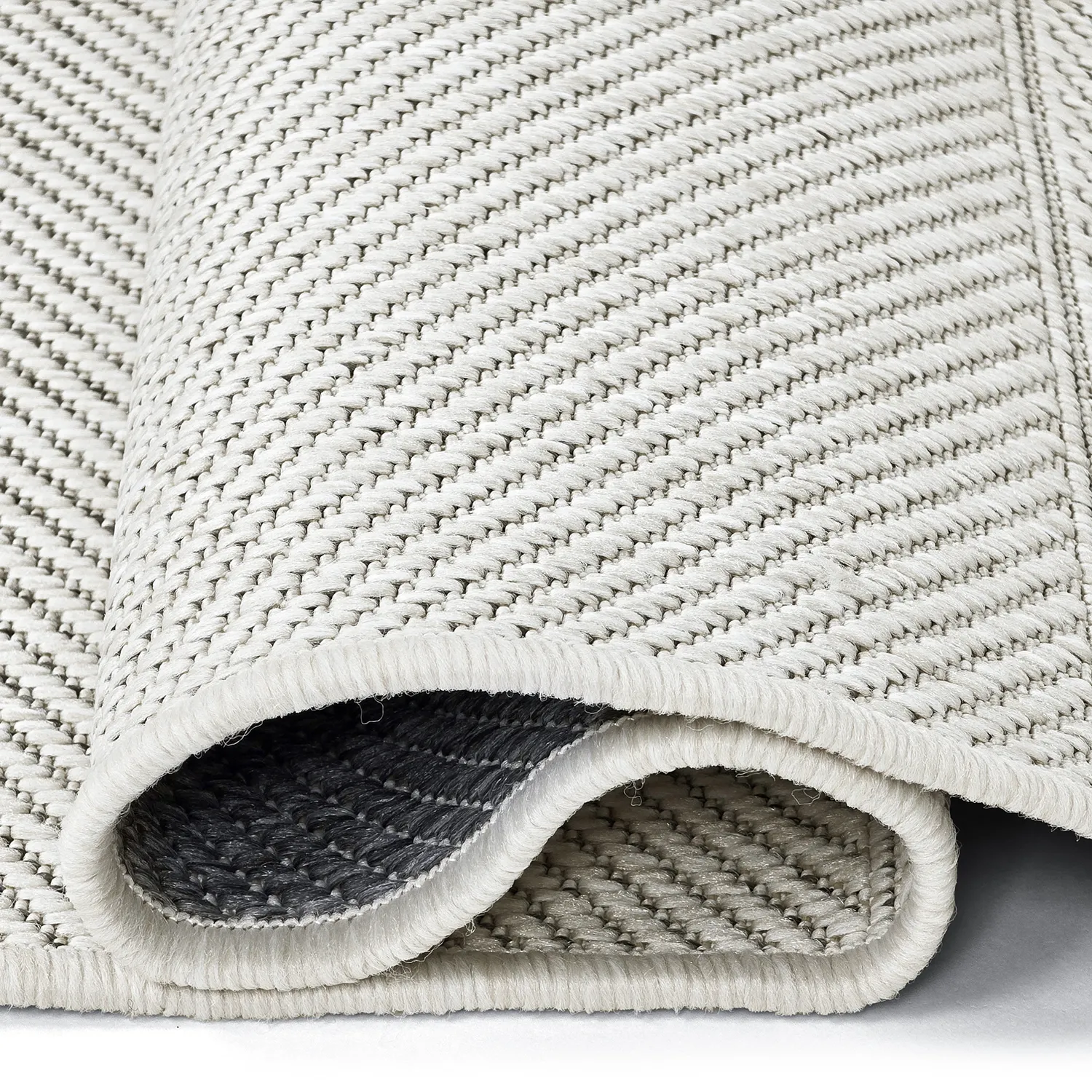 Beltéri és kültéri szőnyeg - utomhusmatta - Ava (fehér)