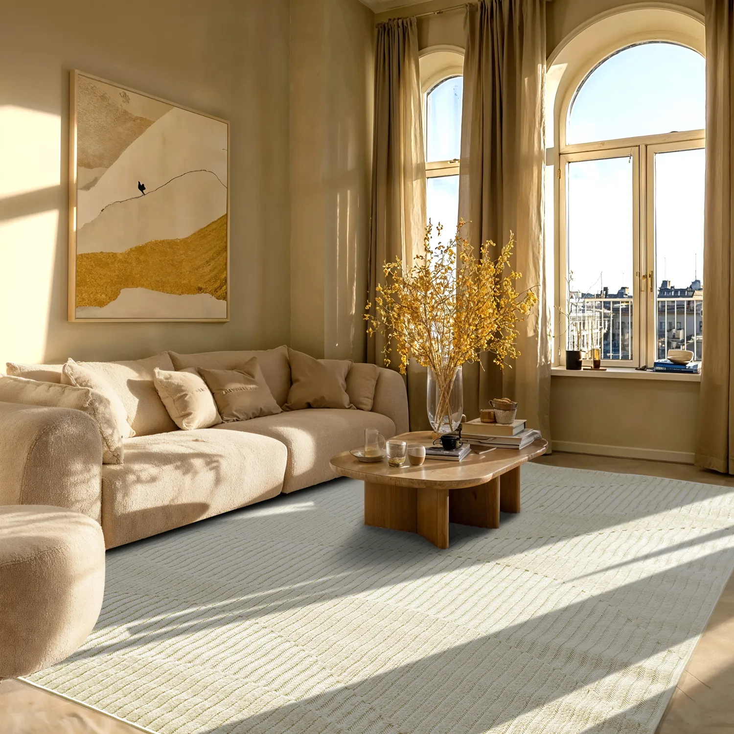 Shaggy Indoor/Outdoor - Halifax (krém)