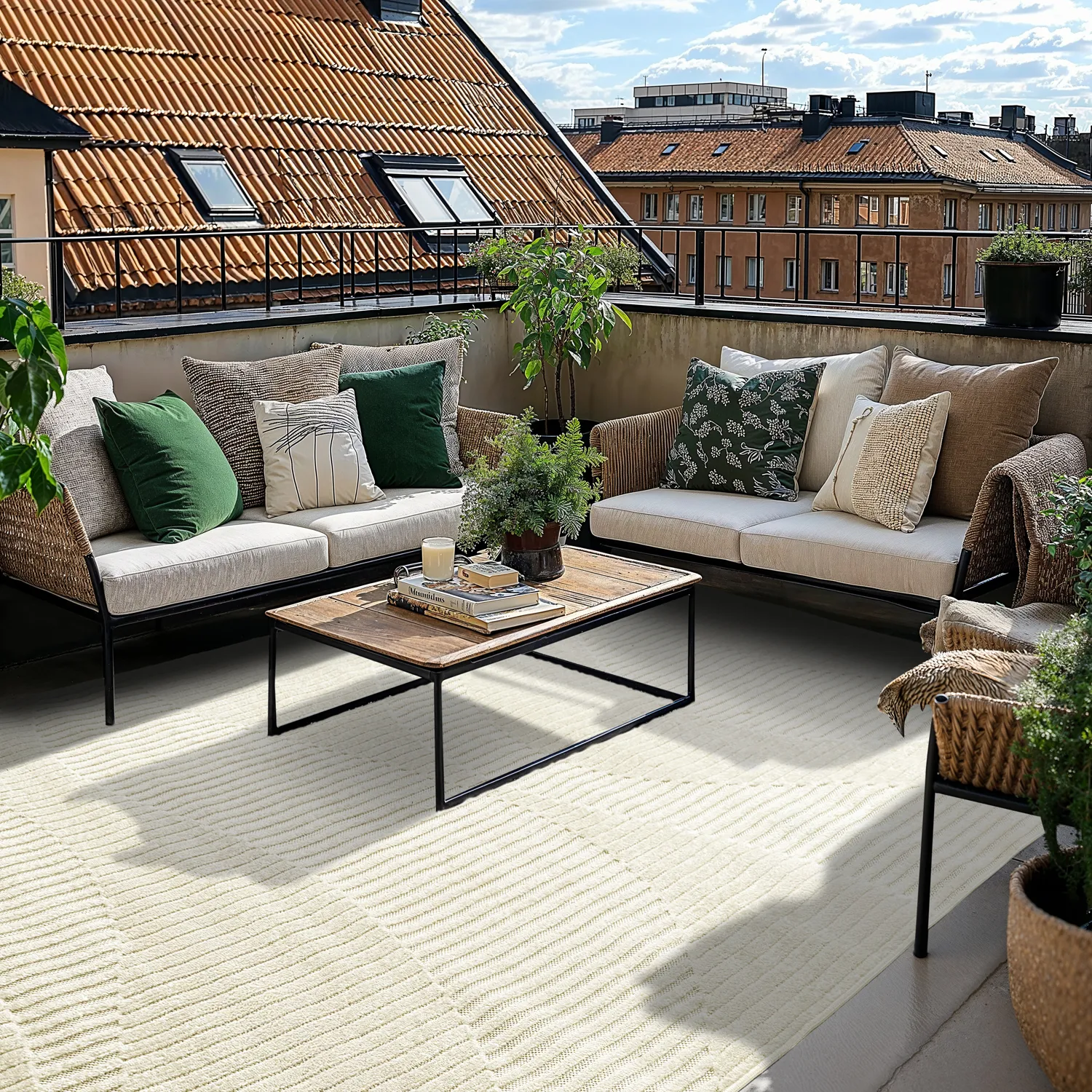 Shaggy Indoor/Outdoor - Halifax (krém)