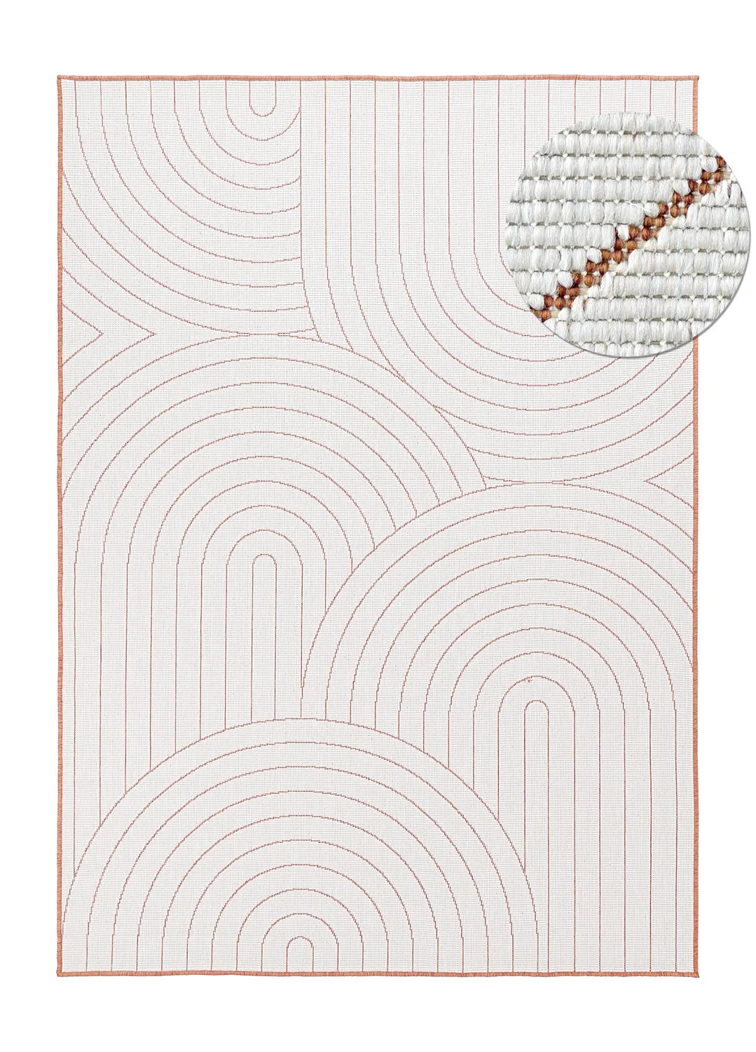 Beltéri és kültéri szőnyeg - utomhusmatta - Hayden (piros)