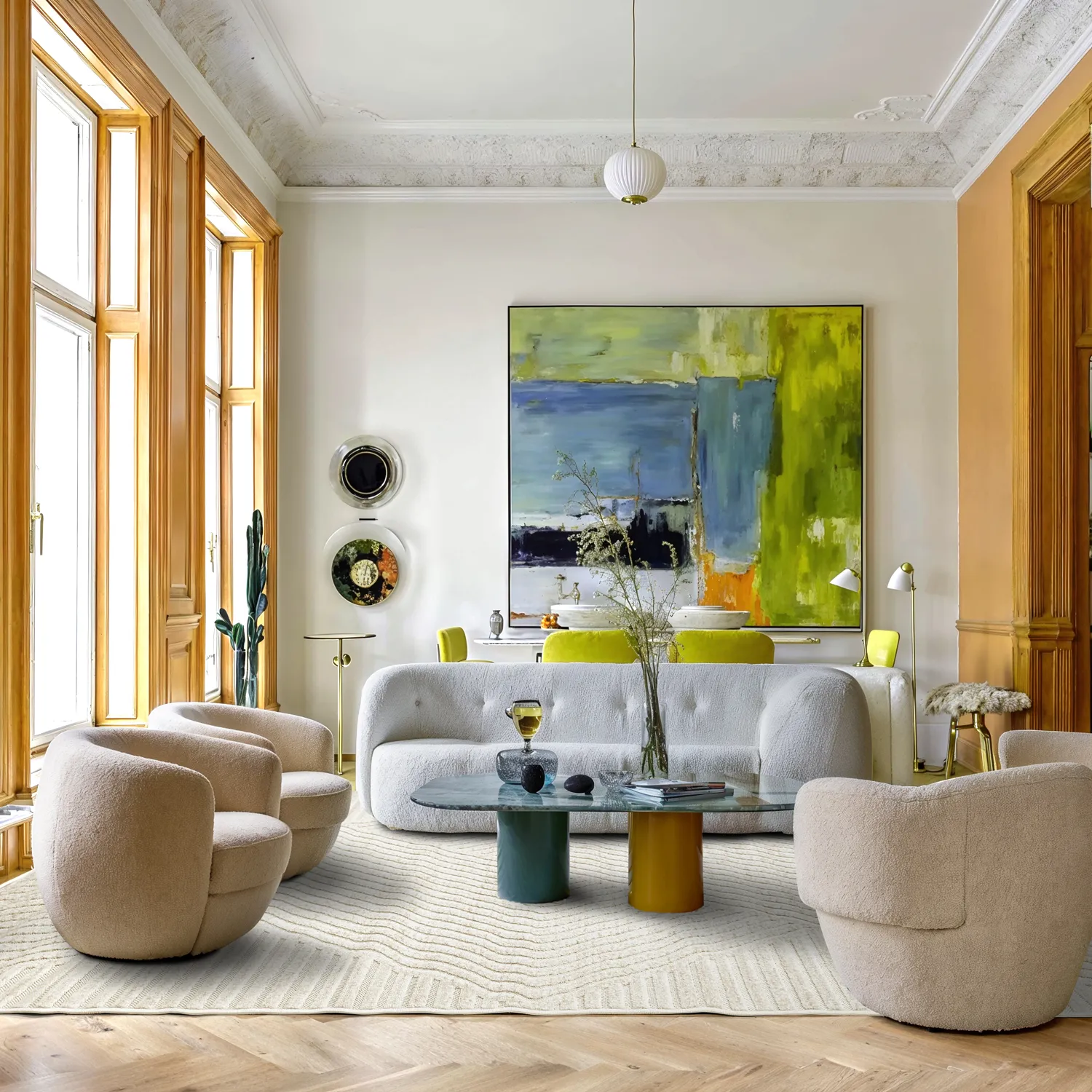 Shaggy Indoor/Outdoor - Ithaca (krém)