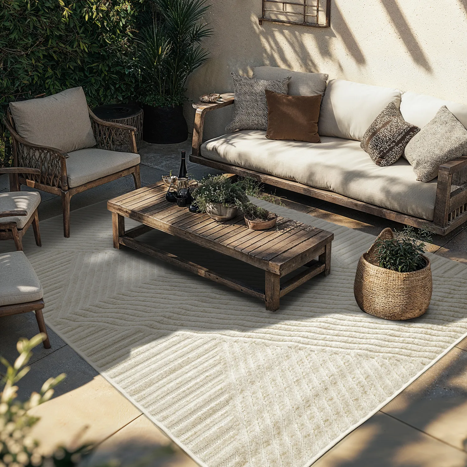 Shaggy Indoor/Outdoor - Ithaca (krém)