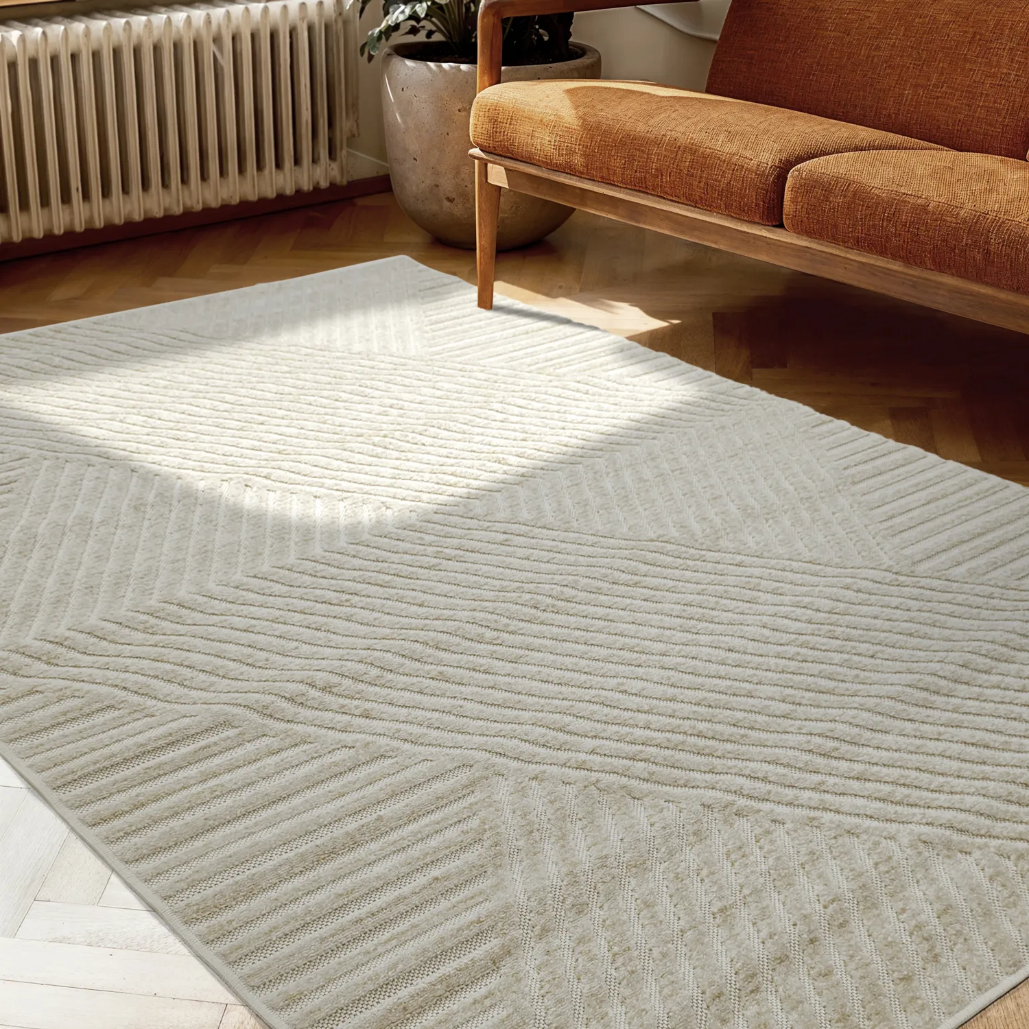 Shaggy Indoor/Outdoor - Ithaca (krém)