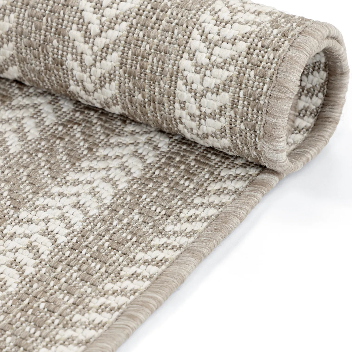 Ovális szőnyeg - Indoor/outdoor Leander (bézs)