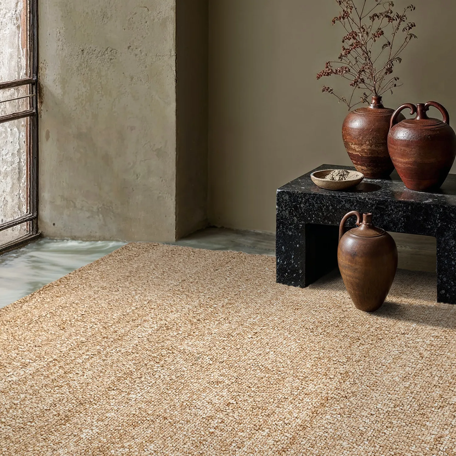 Beltéri és kültéri szőnyeg - Milford Recycled PET (bézs)