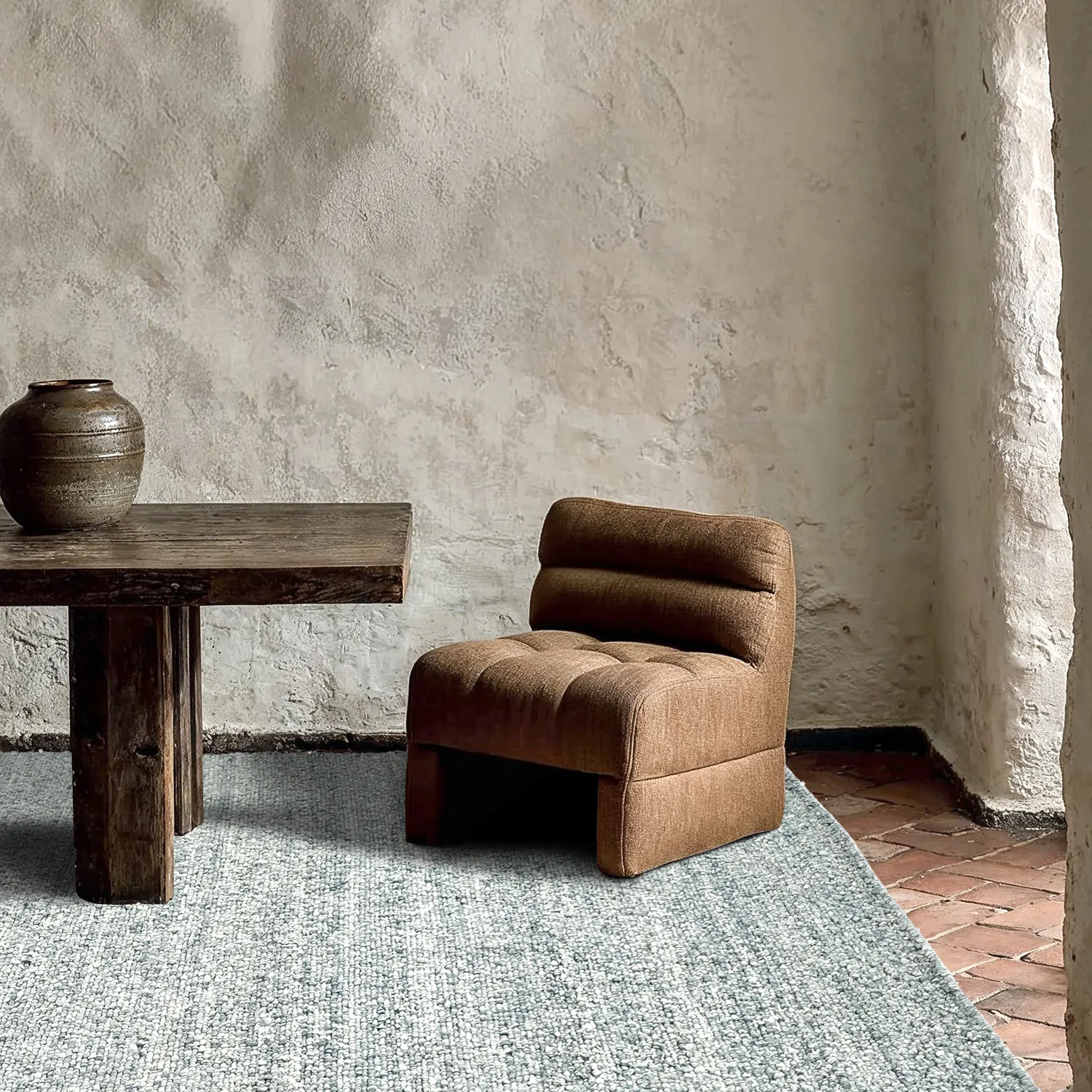 Beltéri és kültéri szőnyeg - Milford Recycled PET (világoskék)