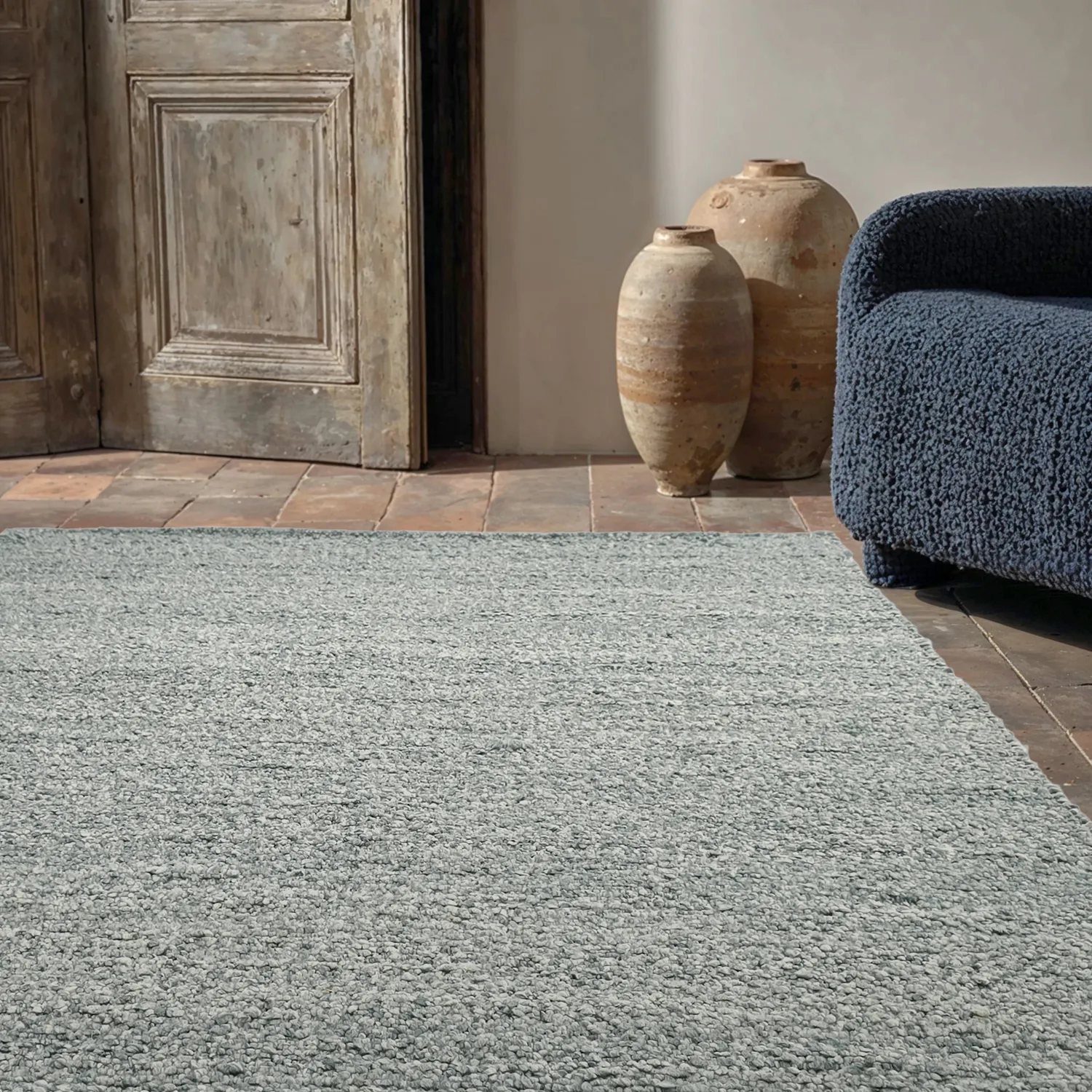 Beltéri és kültéri szőnyeg - Milford Recycled PET (világoskék)