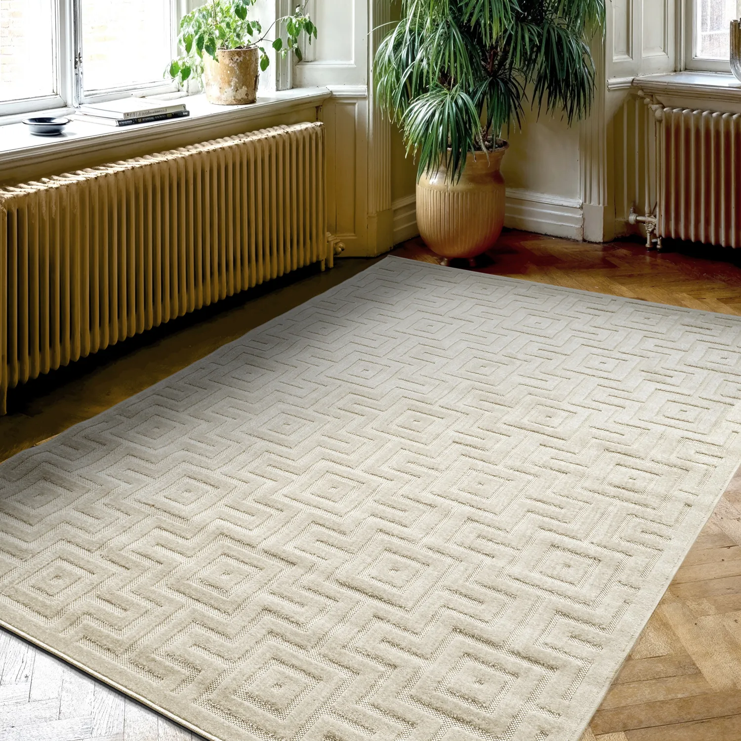 Shaggy Indoor/Outdoor - Oneida (krém)