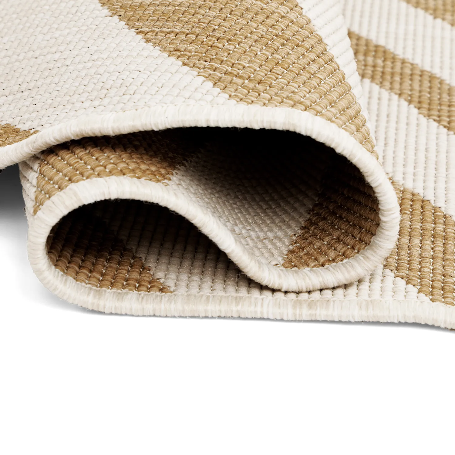 Beltéri és kültéri szőnyeg - utomhusmatta - Remina (természet/fehér)