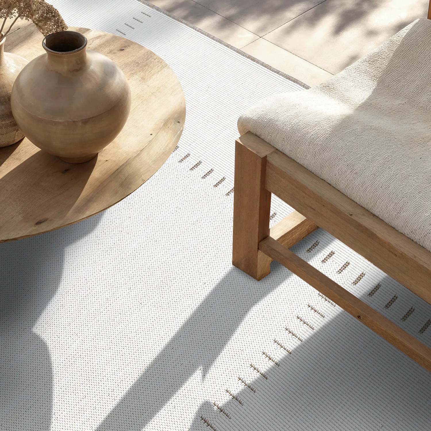 Beltéri és kültéri szőnyeg - utomhusmatta - Rhea (bézs)