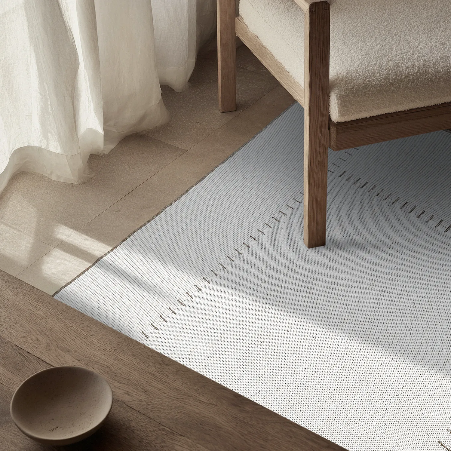 Beltéri és kültéri szőnyeg - utomhusmatta - Rhea (bézs)