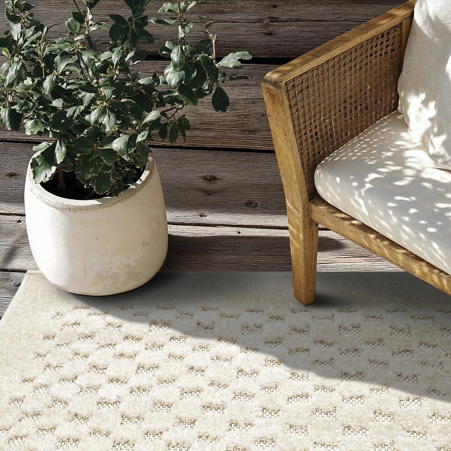 Shaggy Indoor/Outdoor - Rochester (bézs)