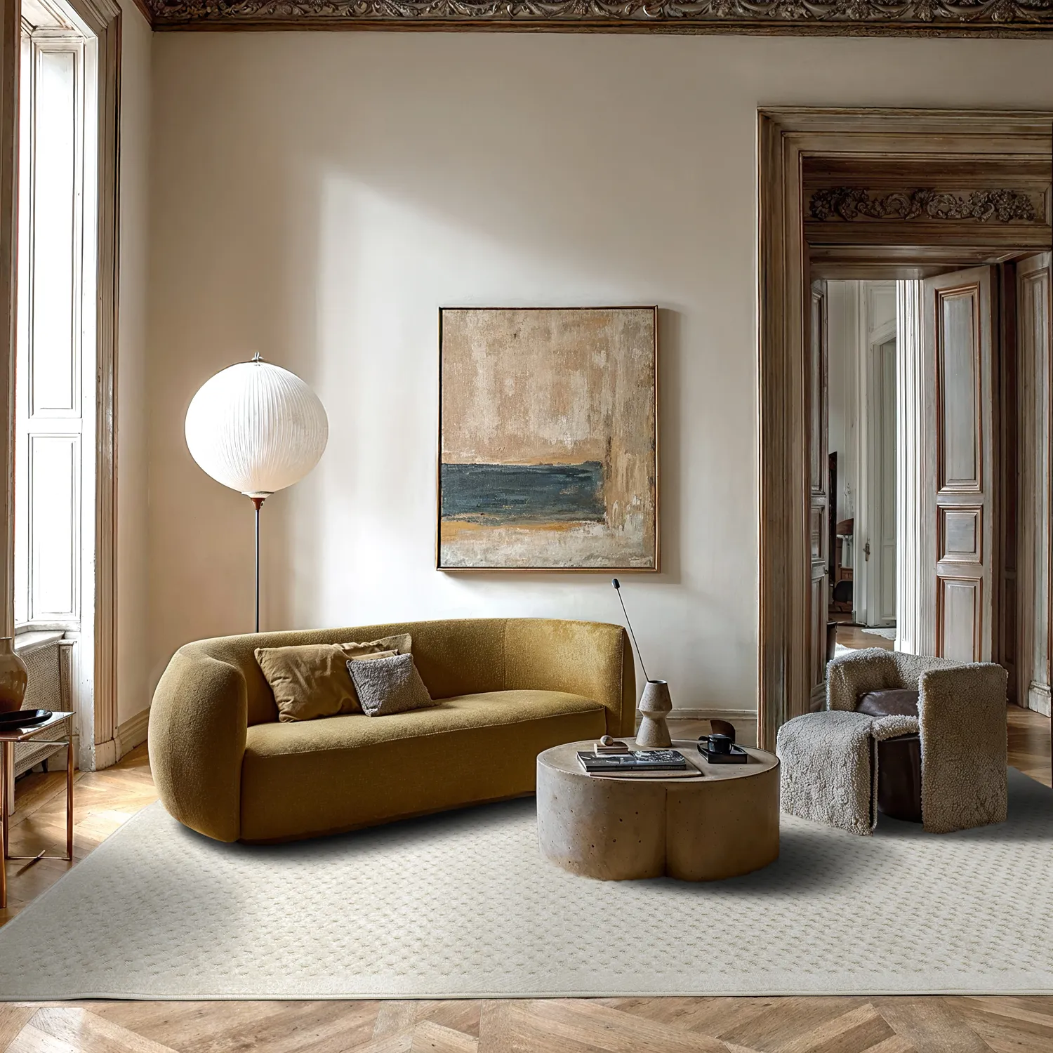 Shaggy Indoor/Outdoor - Rochester (bézs)