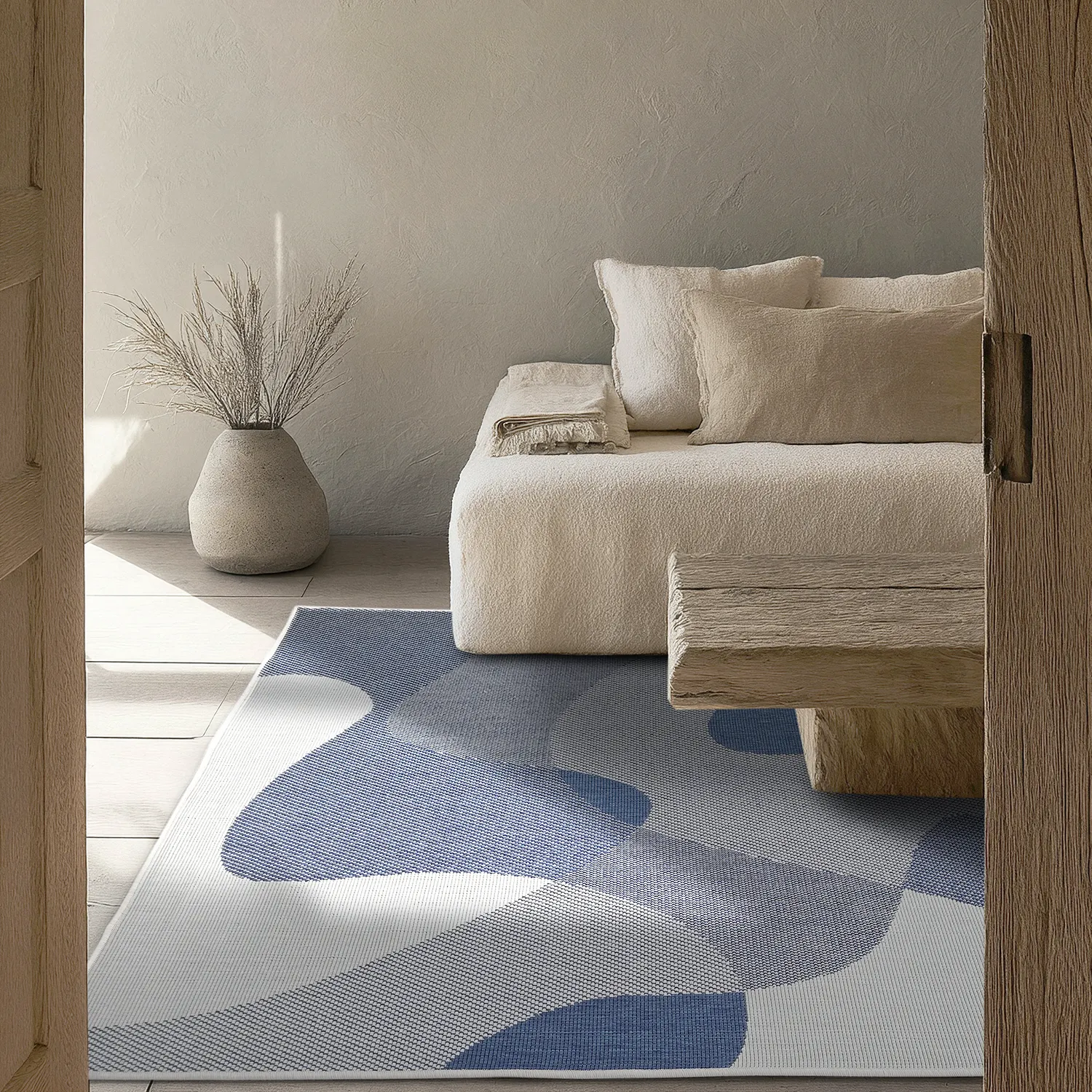 Beltéri és kültéri szőnyeg - utomhusmatta - Somerville (kék)