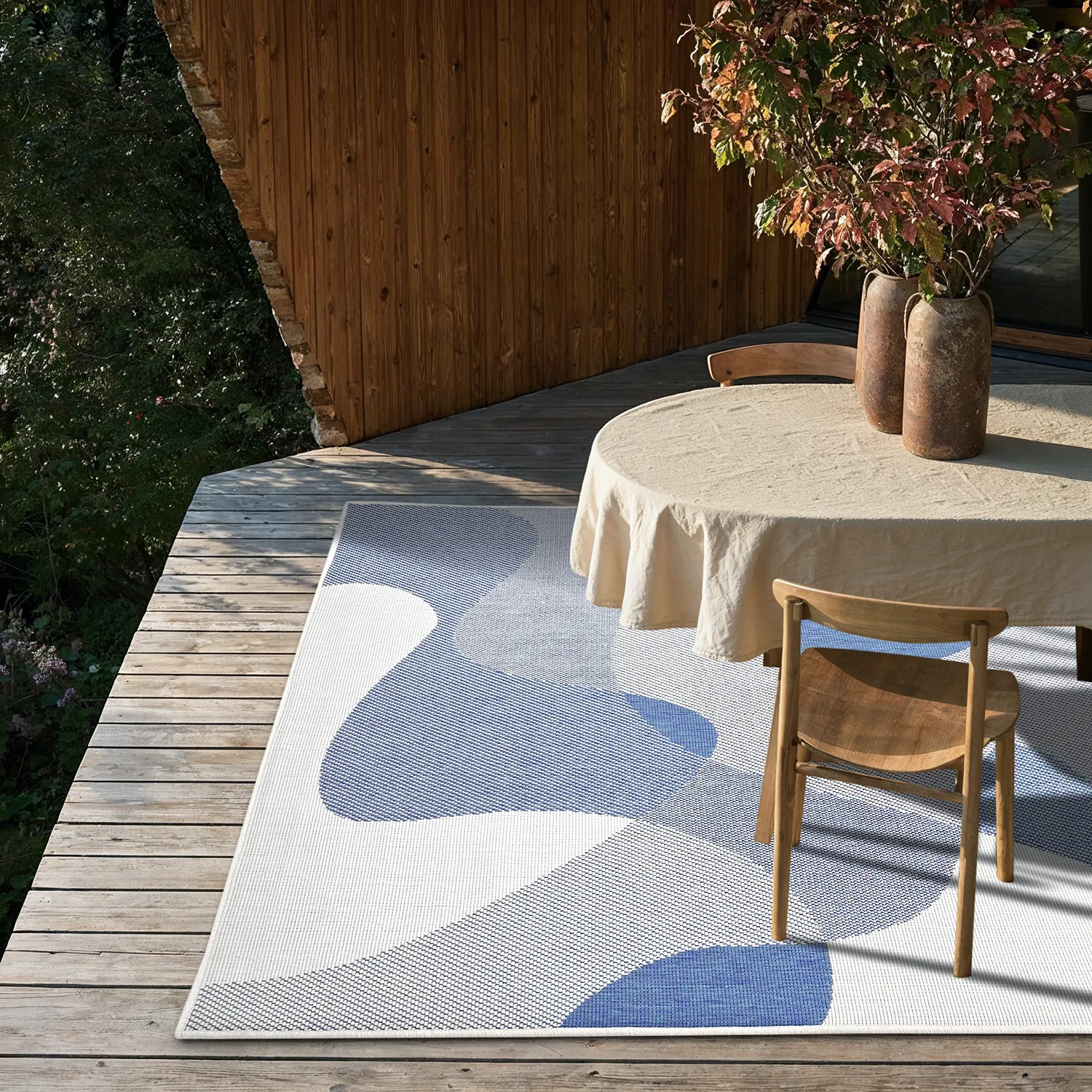 Beltéri és kültéri szőnyeg - utomhusmatta - Somerville (kék)