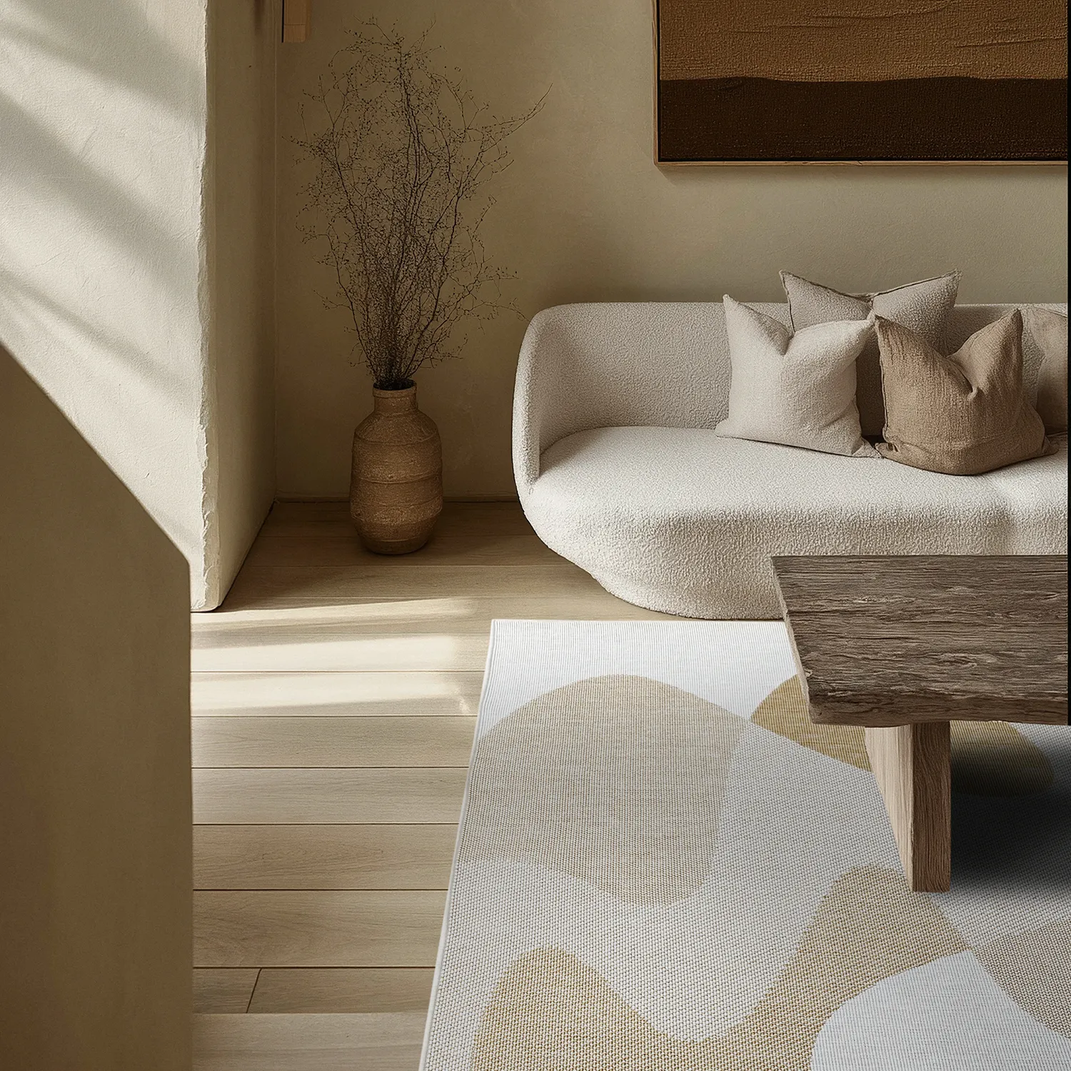 Beltéri és kültéri szőnyeg - utomhusmatta - Somerville (sárga)