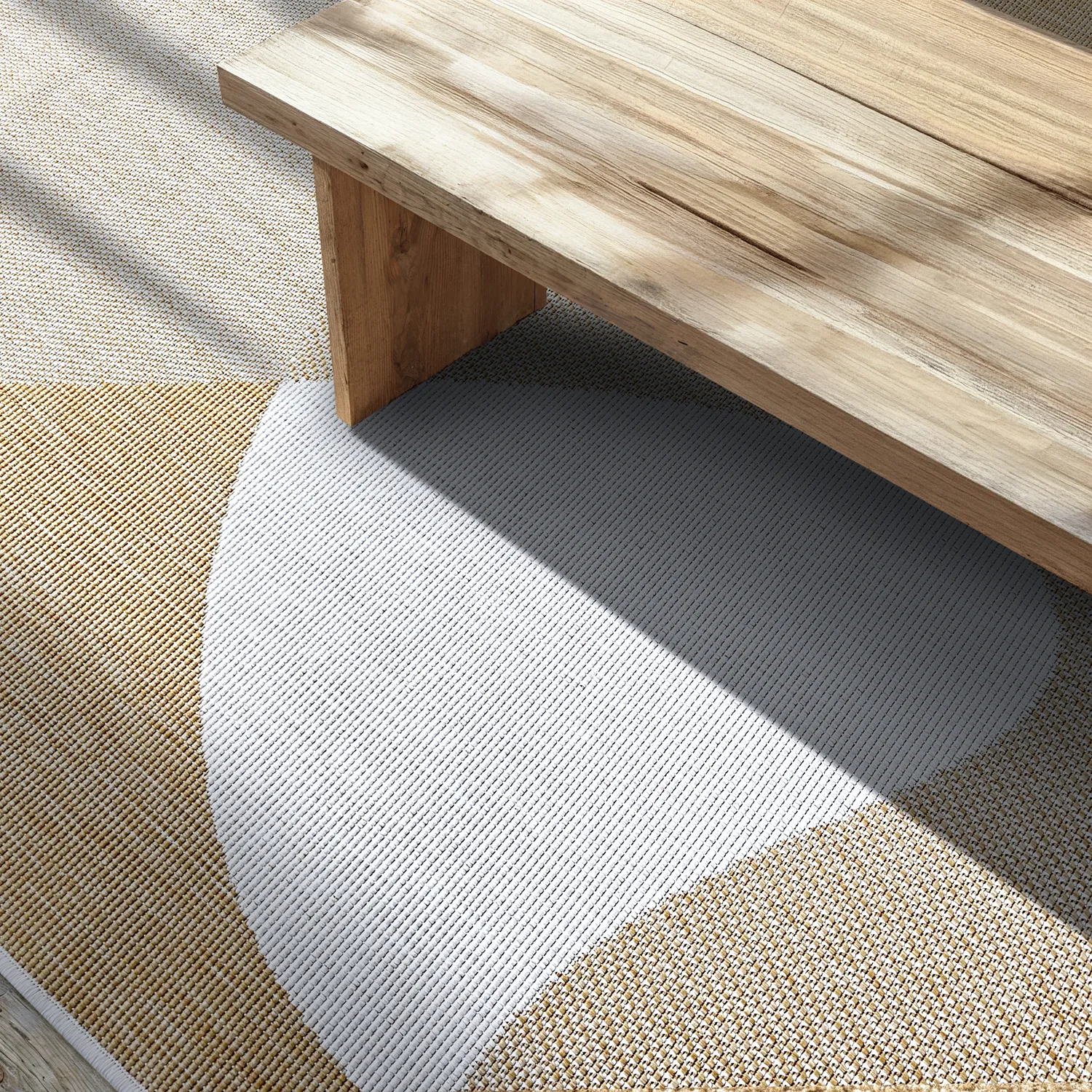 Beltéri és kültéri szőnyeg - utomhusmatta - Somerville (sárga)