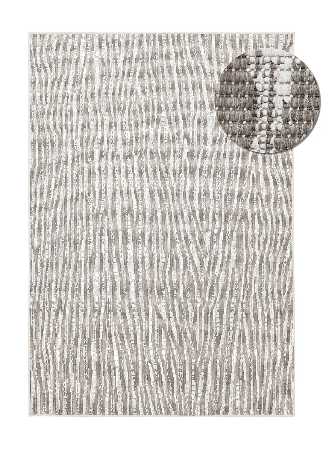 Beltéri és kültéri szőnyeg - utomhusmatta - Vaura (bézs)