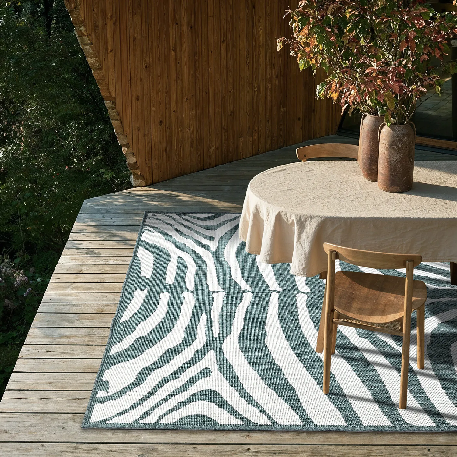 Beltéri és kültéri szőnyeg - utomhusmatta - Winona (zöld)