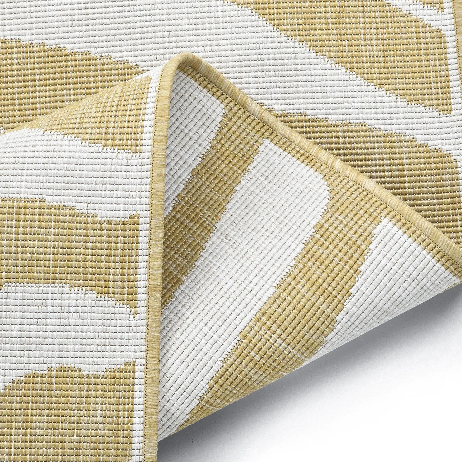 Beltéri és kültéri szőnyeg - utomhusmatta - Winona (sárga)