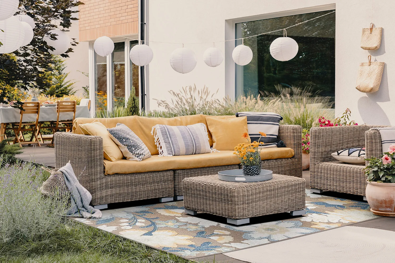 Beltéri és kültéri szőnyeg - Lucca (többszínű)