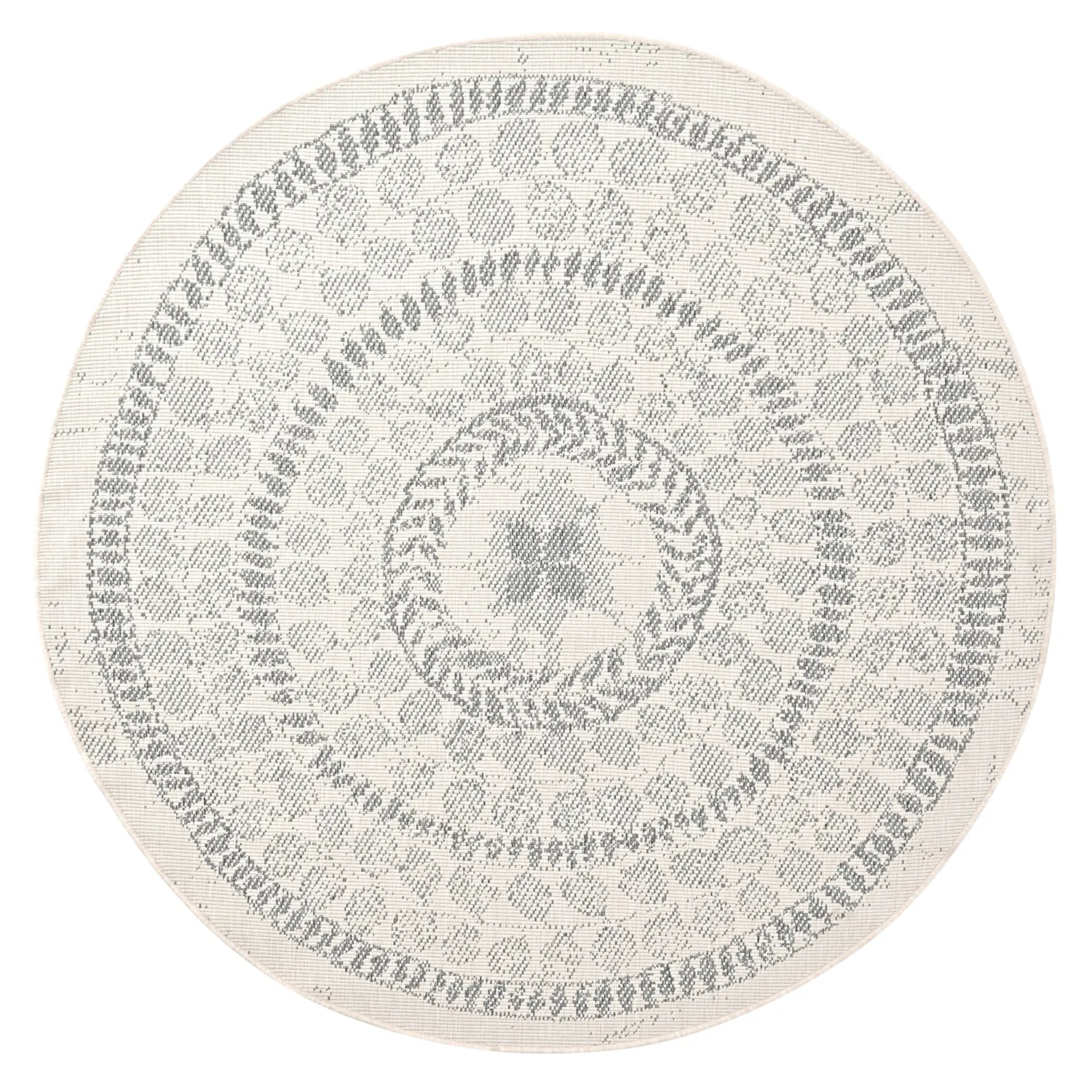 Kerek szőnyeg - Indoor/Outdoor Malcolm (szürke)