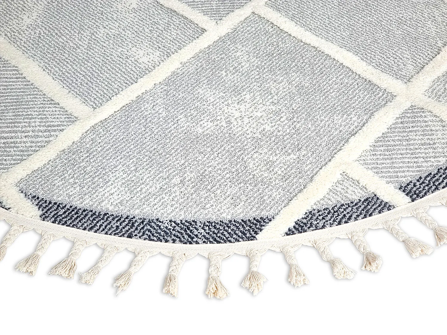 Kerek szőnyeg - Boston (szürke)