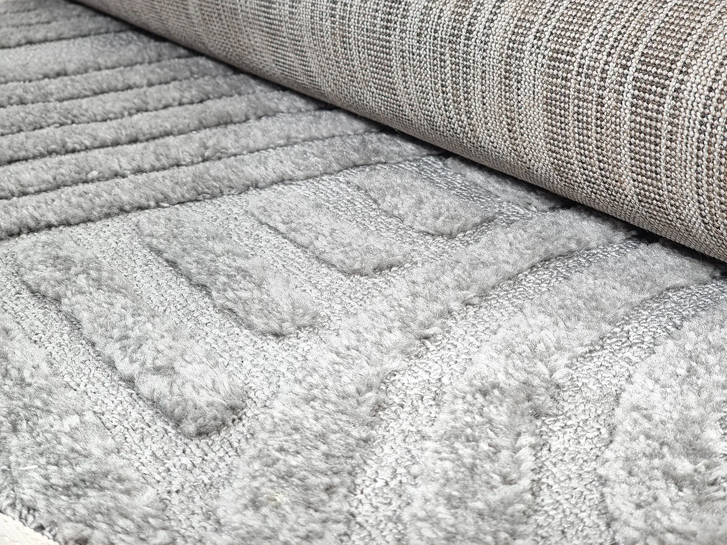 Kerek szőnyeg - Campbell (szürke)