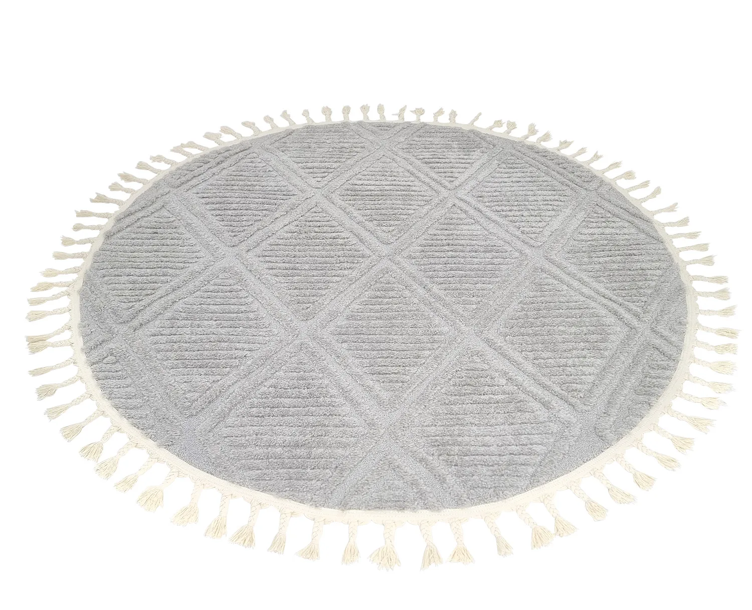 Kerek szőnyeg - Dover (szürke)