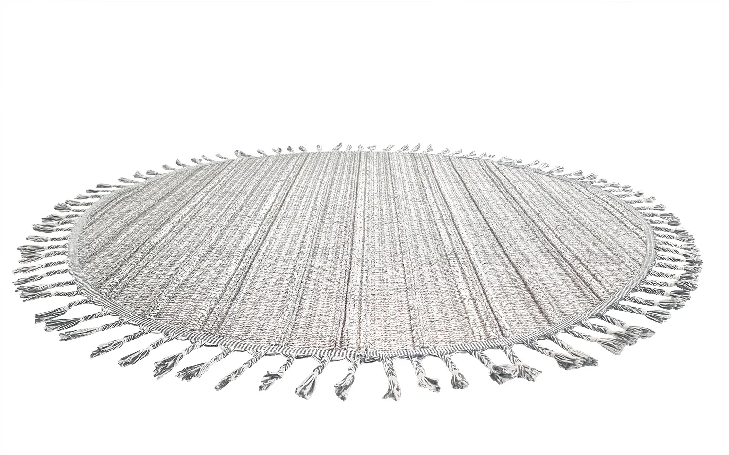 Kerek szőnyeg - Indoor/Outdoor Sofia (szürke/kék)