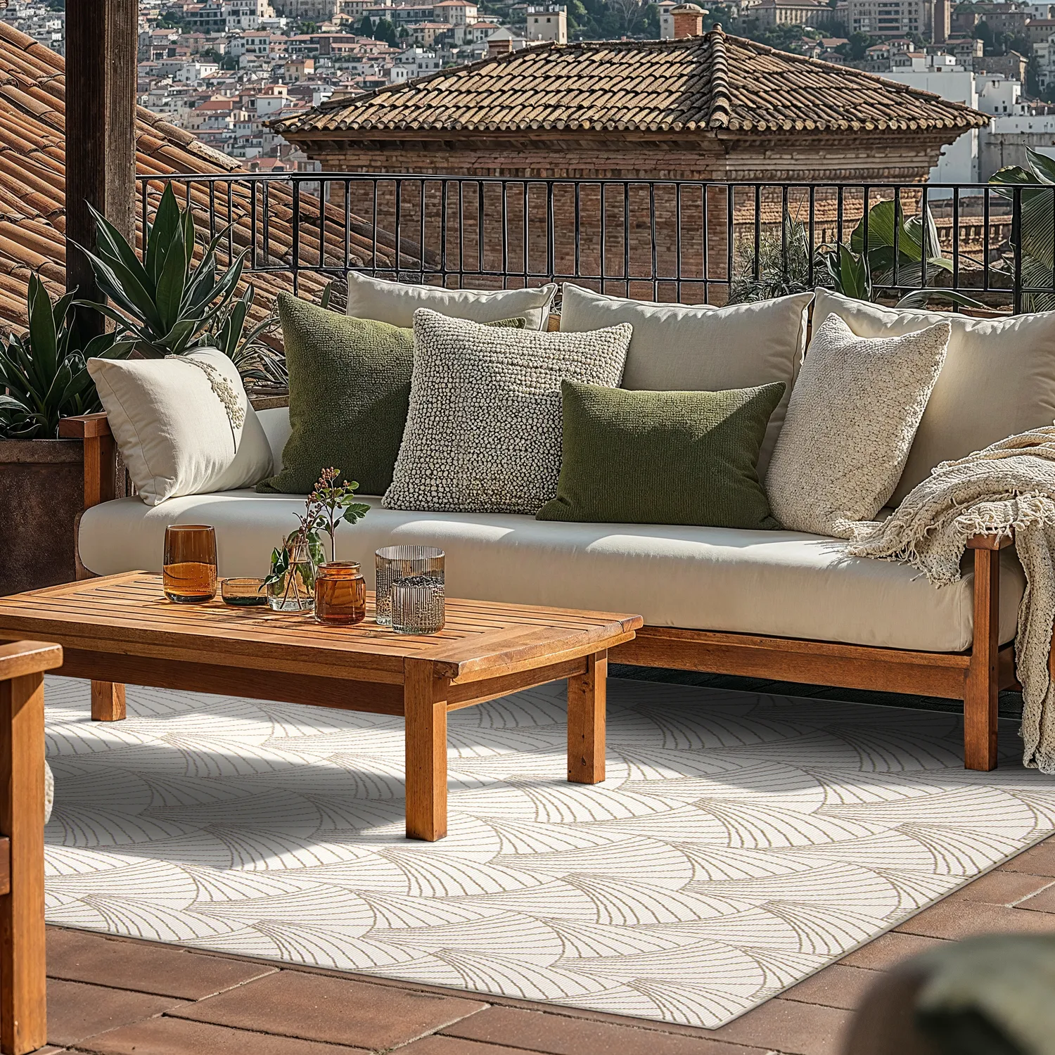 Beltéri és kültéri szőnyeg - Beau (bézs)