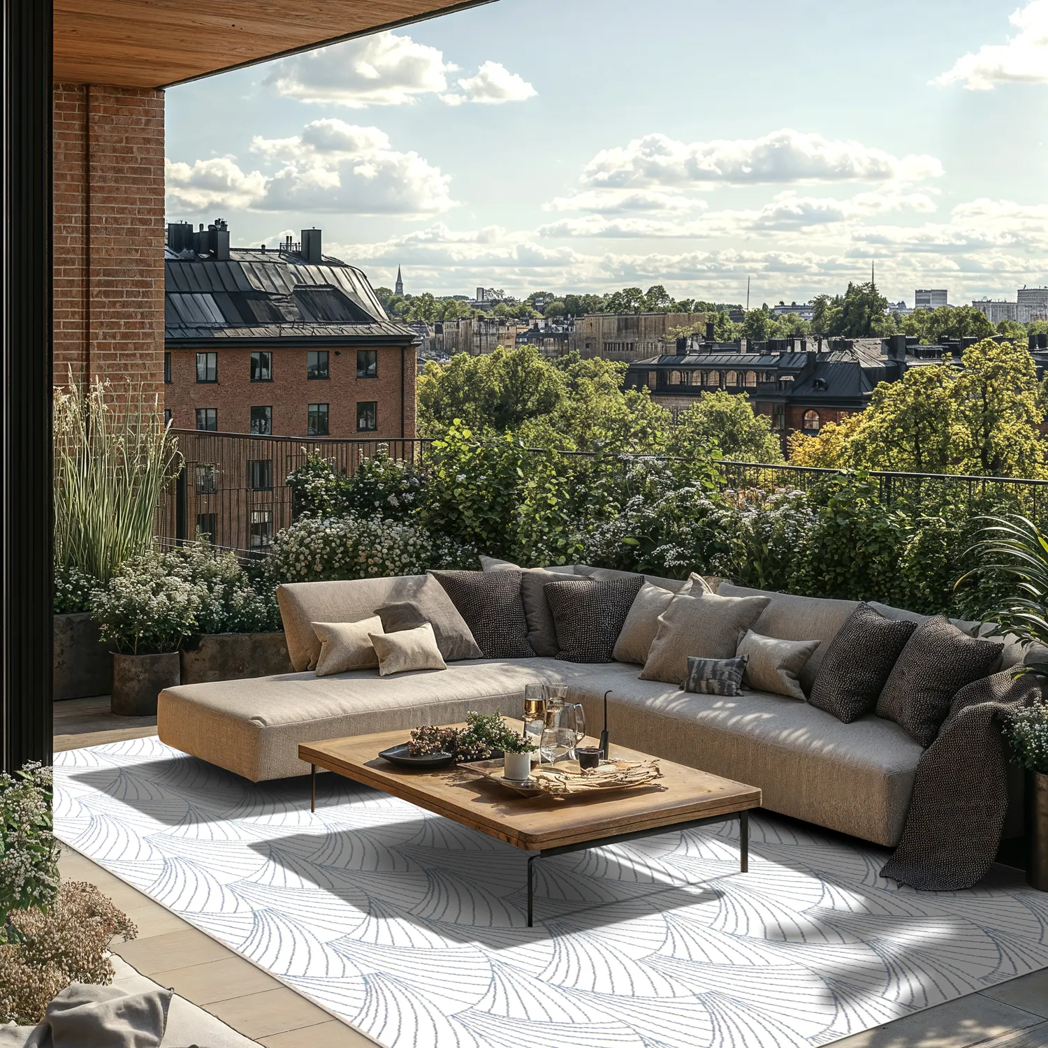 Beltéri és kültéri szőnyeg - Beau (kék)