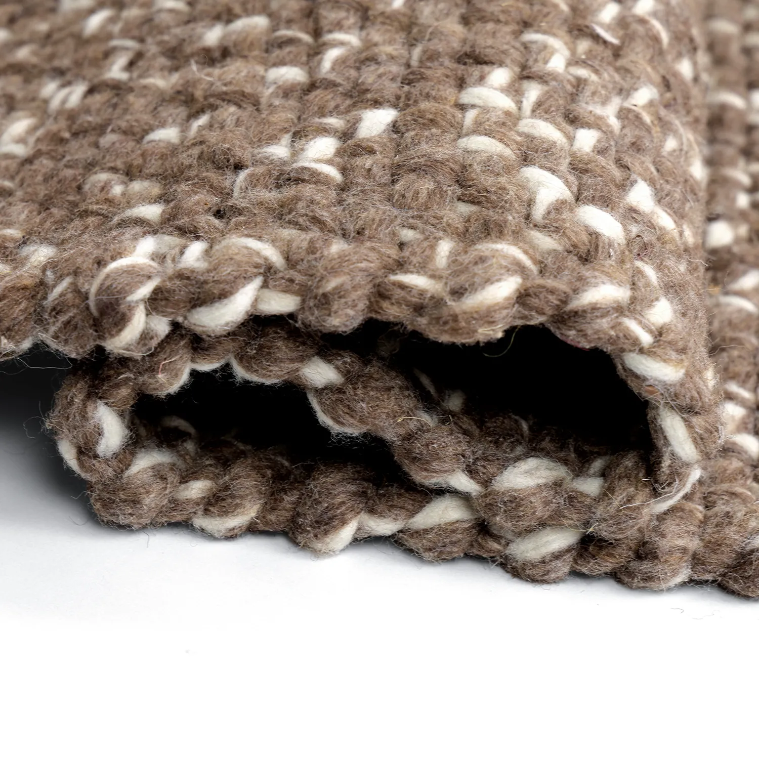 Beltéri és kültéri szőnyeg - Orta Wool Look (barna)
