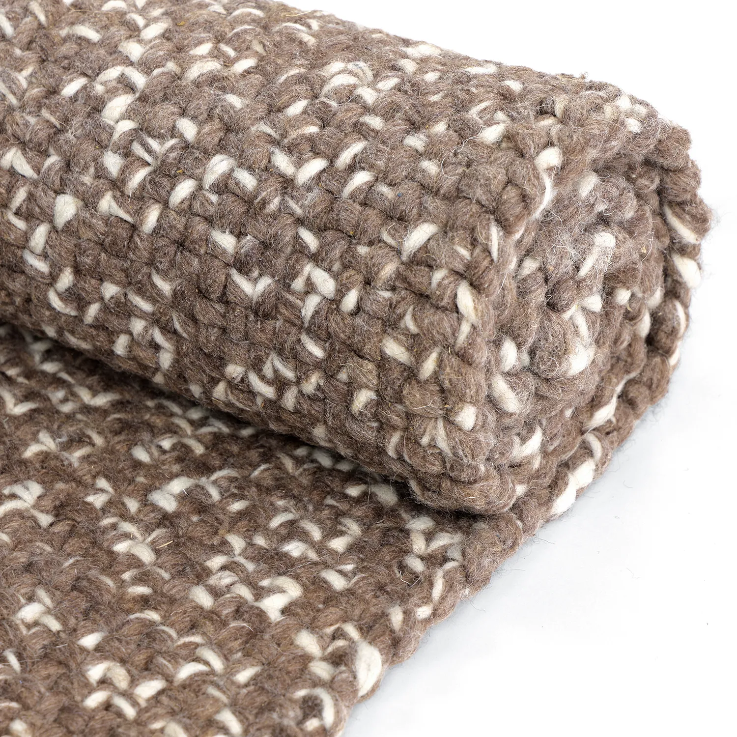 Beltéri és kültéri szőnyeg - Orta Wool Look (barna)