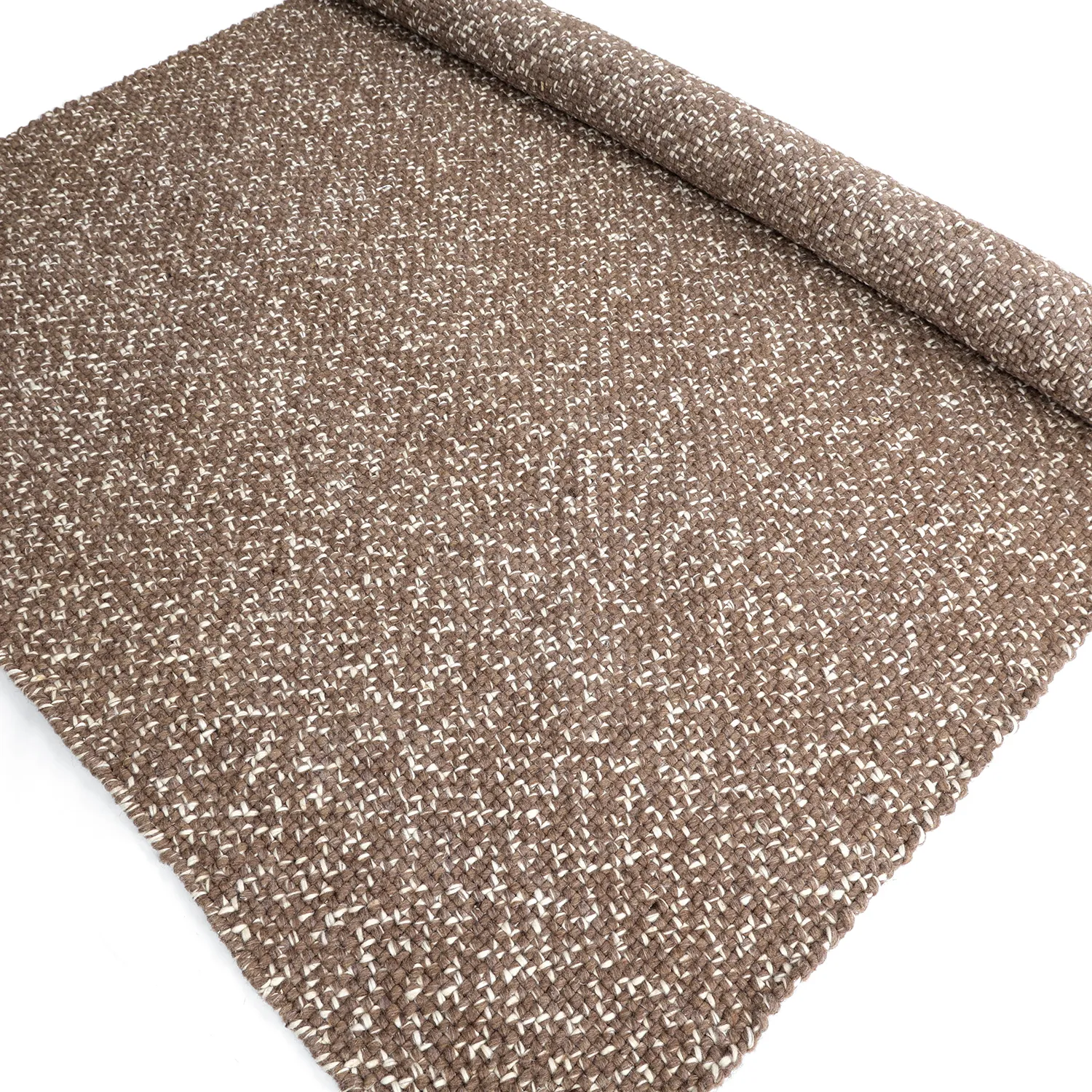 Beltéri és kültéri szőnyeg - Orta Wool Look (barna)