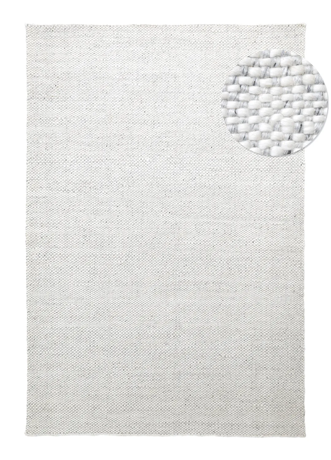 Beltéri és kültéri szőnyeg - Orta Wool Look (világosszürke)