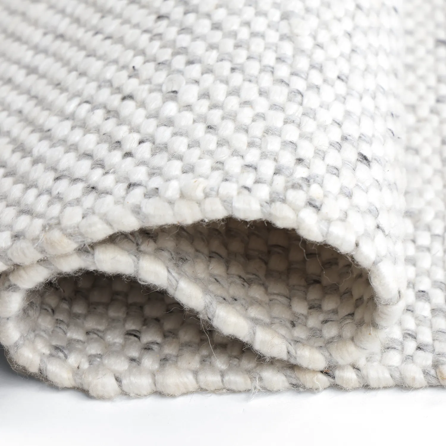 Beltéri és kültéri szőnyeg - Orta Wool Look (világosszürke)
