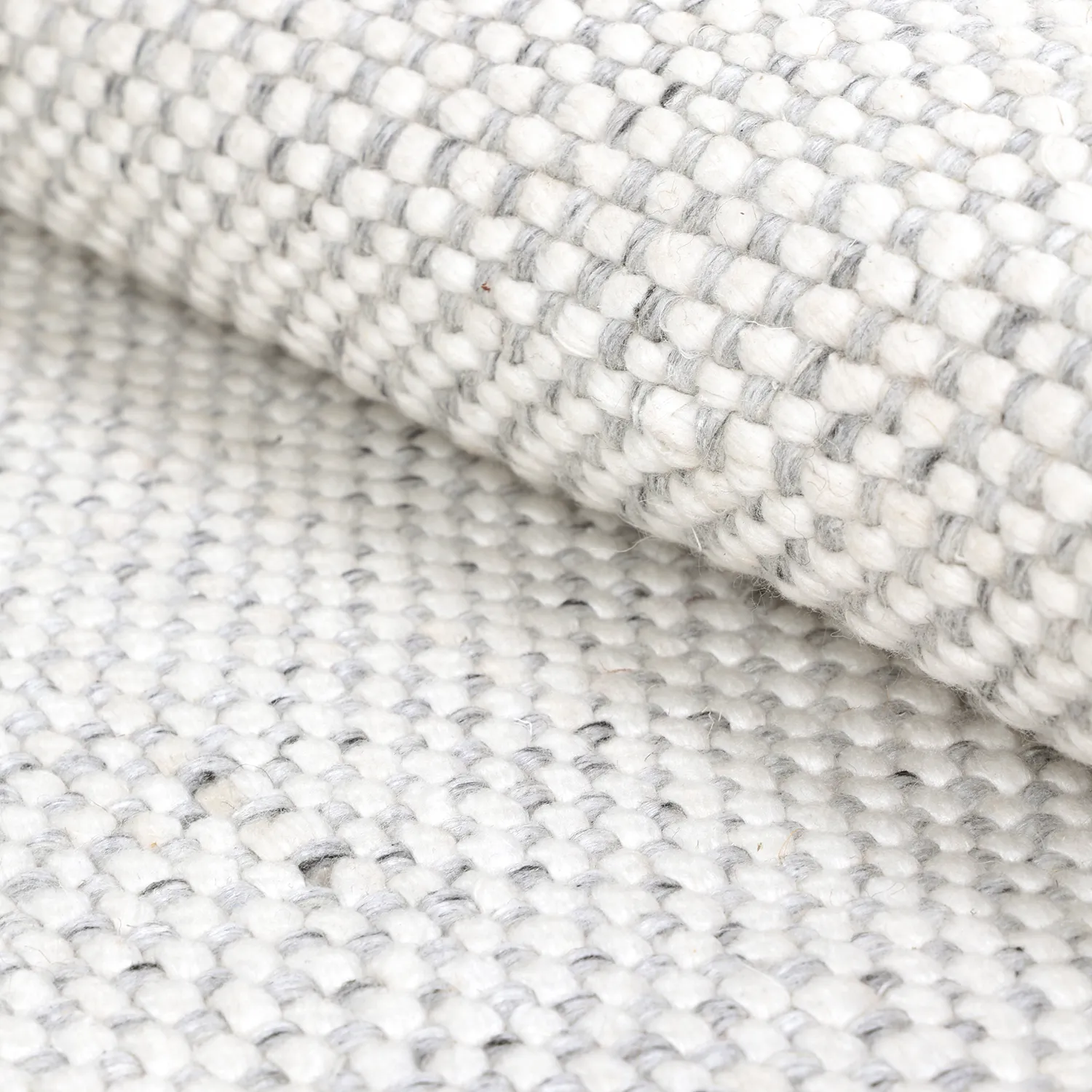 Beltéri és kültéri szőnyeg - Orta Wool Look (világosszürke)