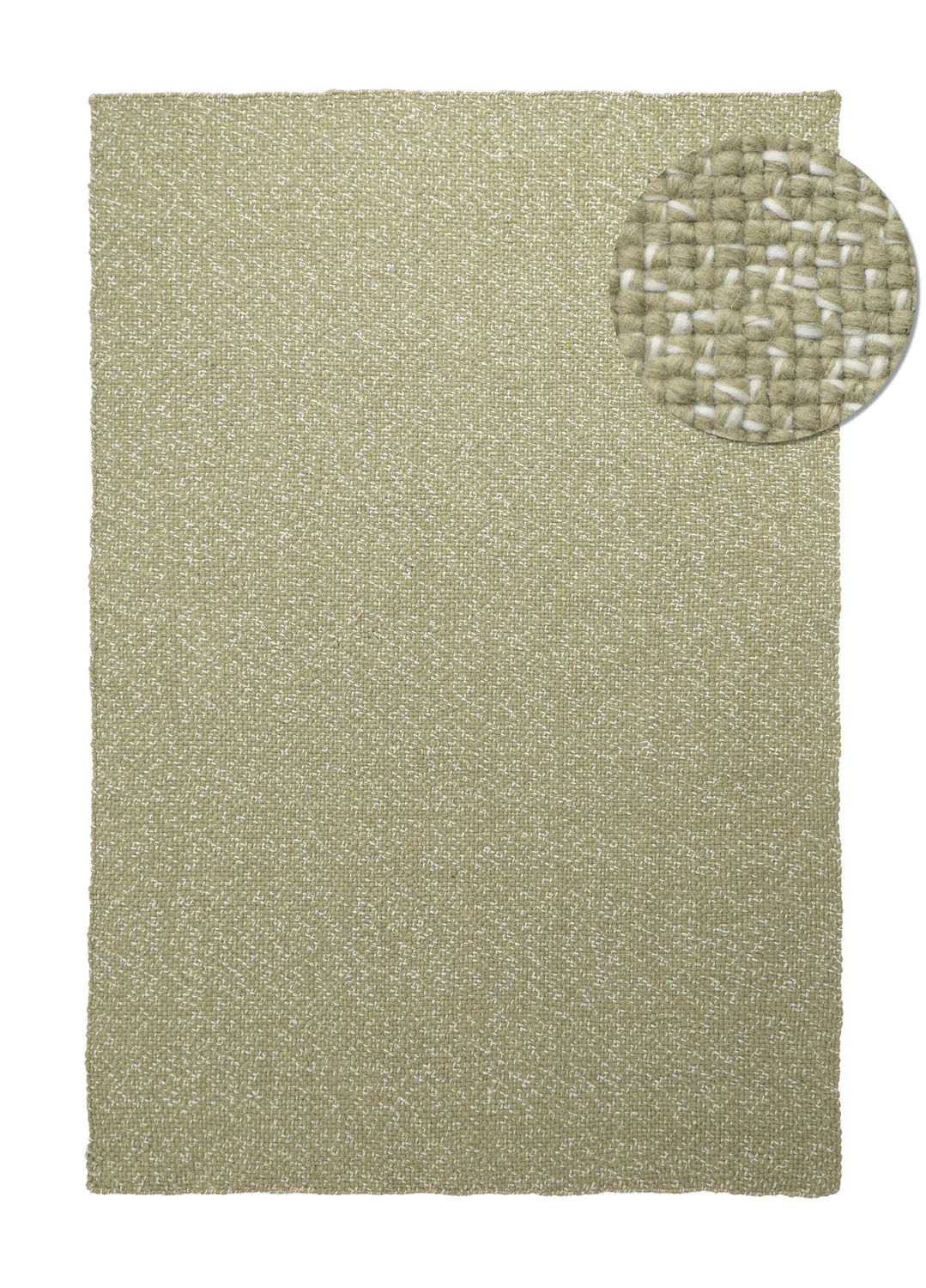 Beltéri és kültéri szőnyeg - Orta Wool Look (moha zöld)