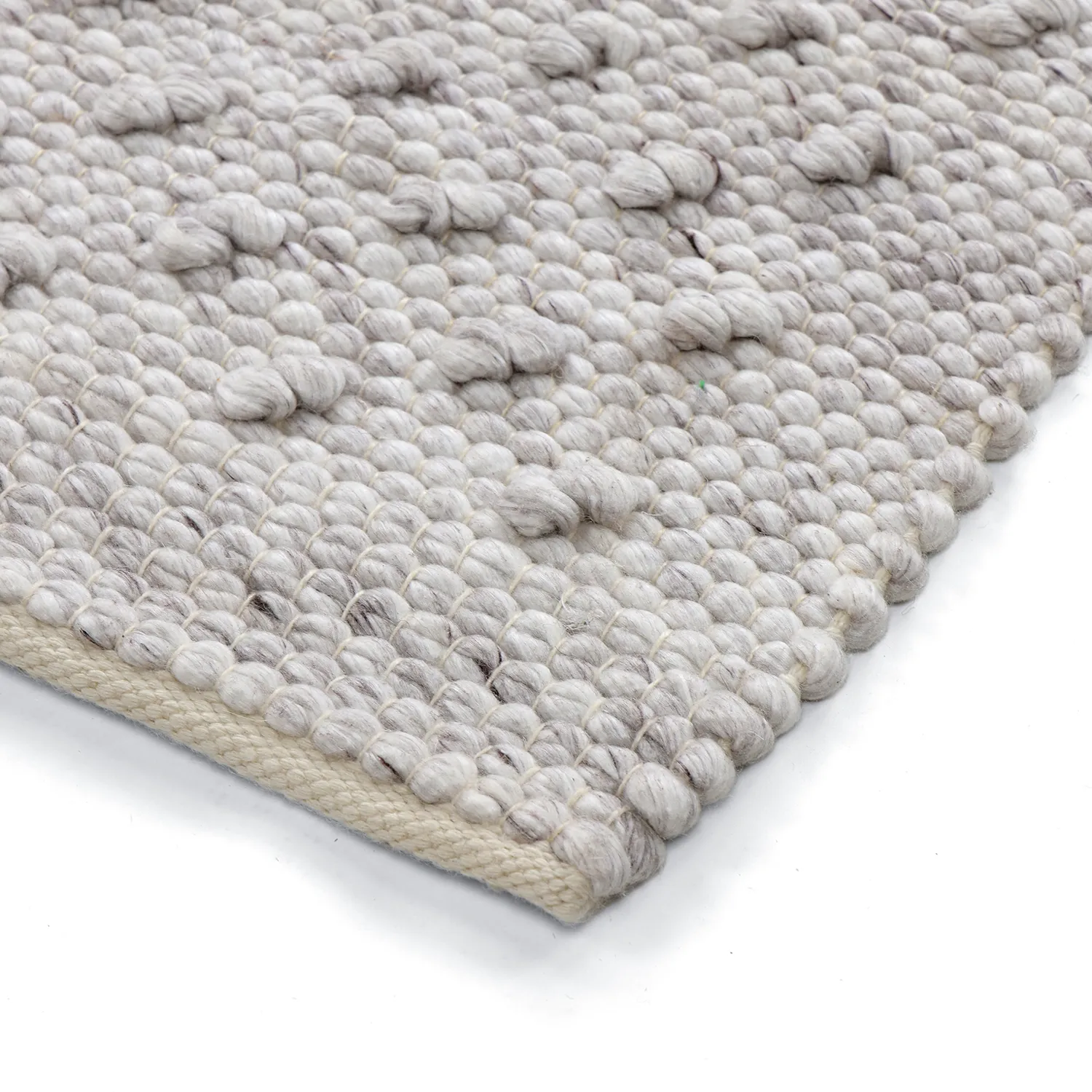 Beltéri és kültéri szőnyeg - Todi Wool Look (szürke/bézs)